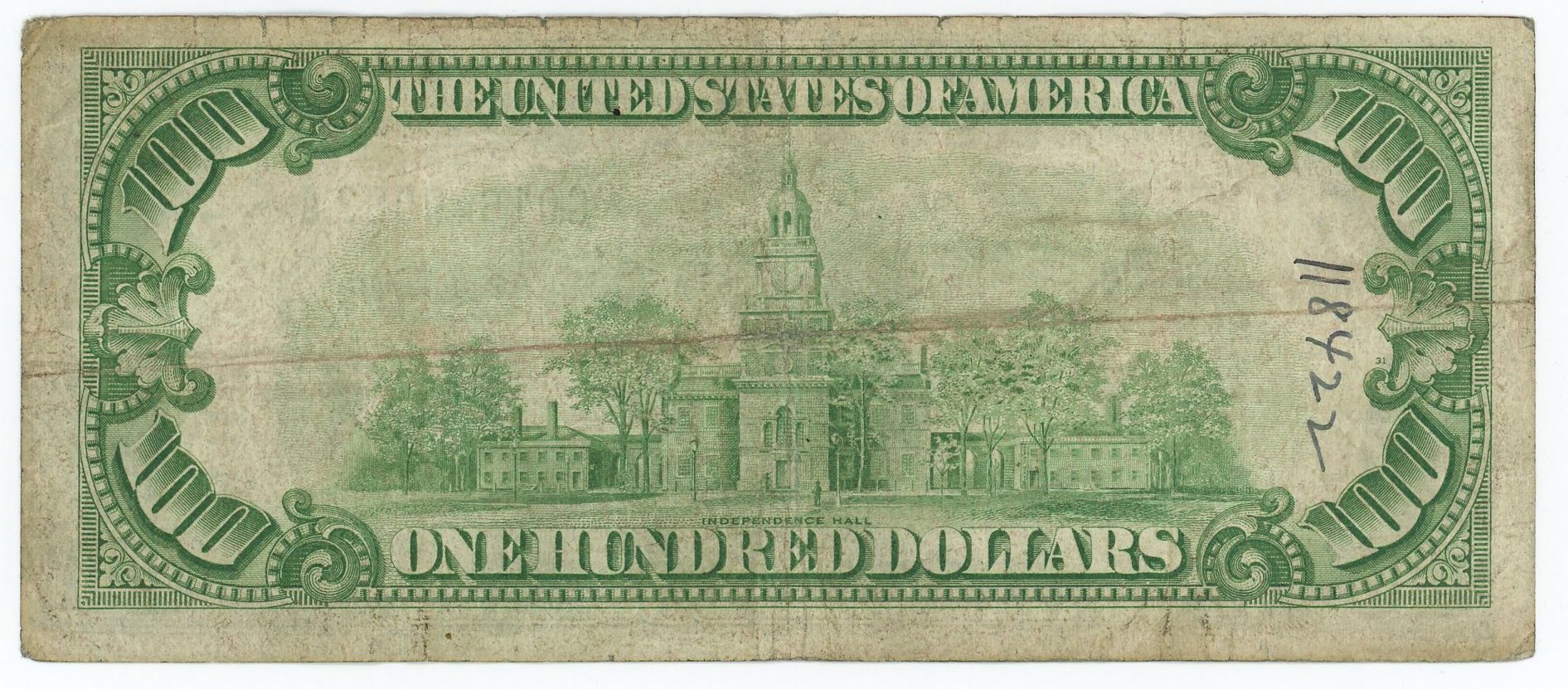 2430 - United States 100 Dollars 1928