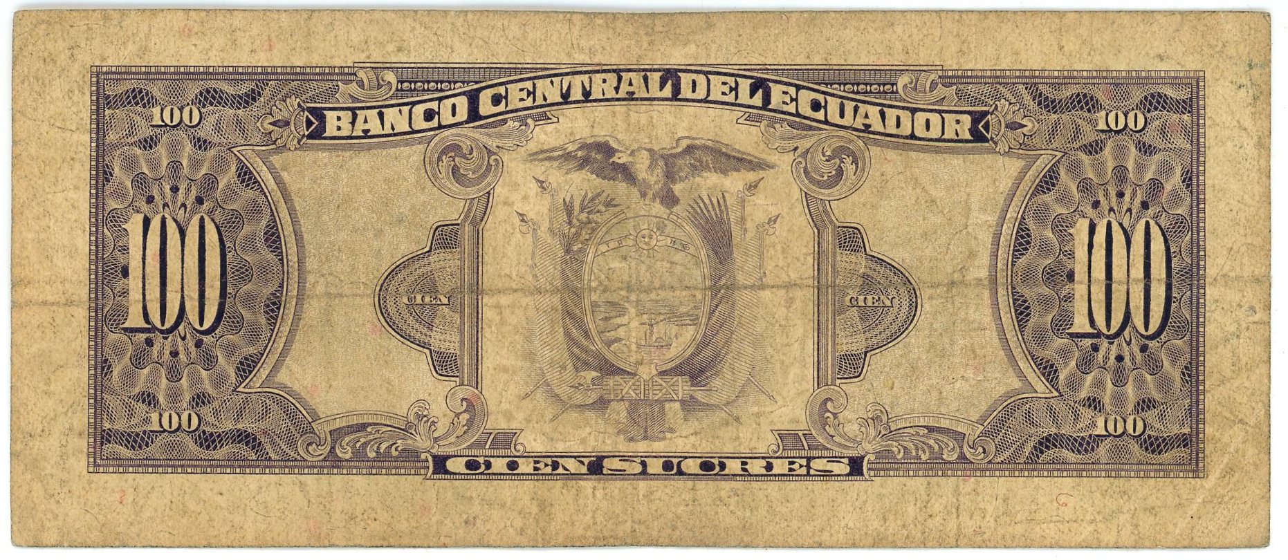 2323 - Ecuador 100 Sucres 1988