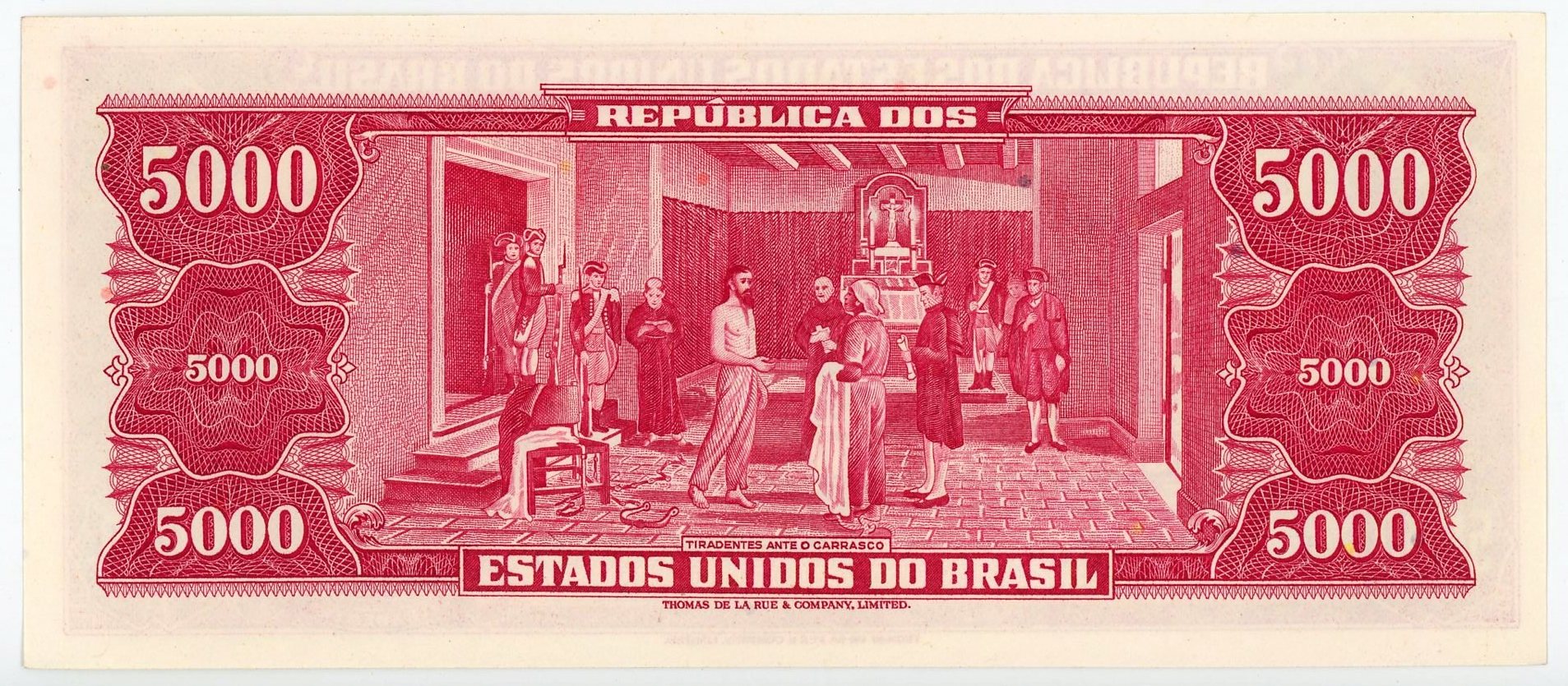 2503 - Brazil 5000 Cruzeiros 1963 - 1964 (ND)