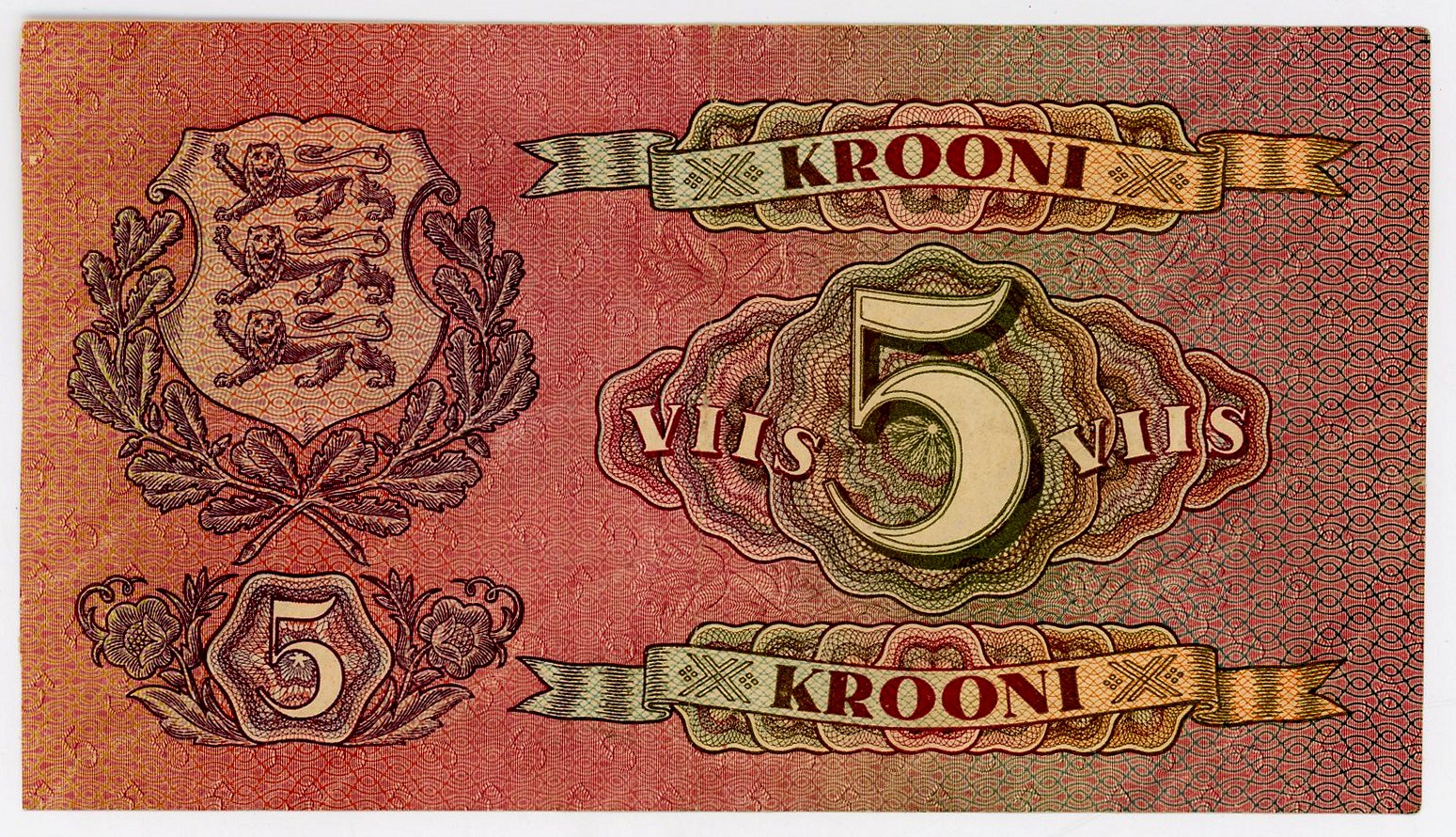 504 - Estonia 5 Krooni 1929