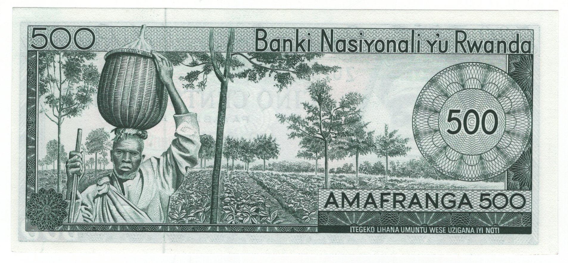 1171 - Rwanda 500 Francs 1974
