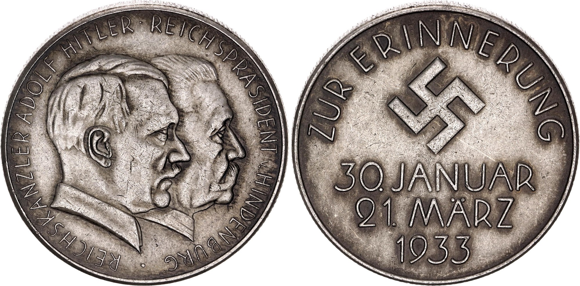Germany - Third Reich Silver Commemorative Medal 