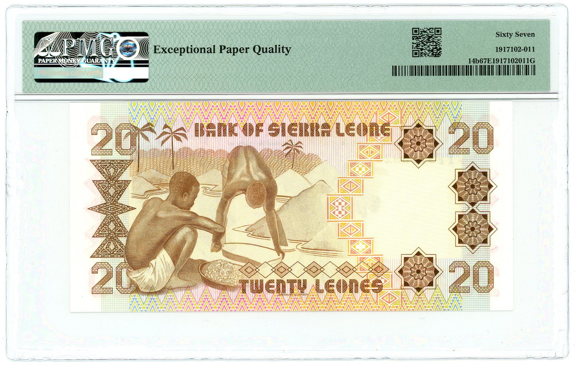994 - Sierra Leone 20 Leones 1984 PMG 67 EPQ Superb Gem UNC