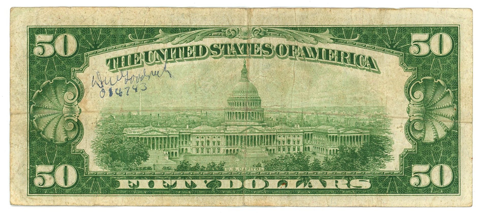 2459 - United States 50 Dollars 1928