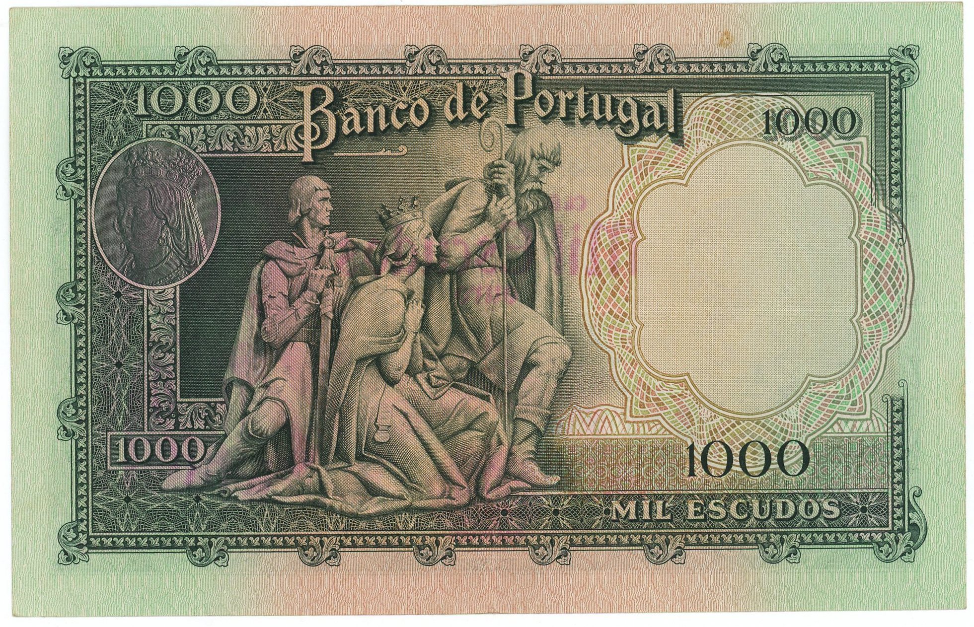 4033 - Portugal 1000 Escudos 1956