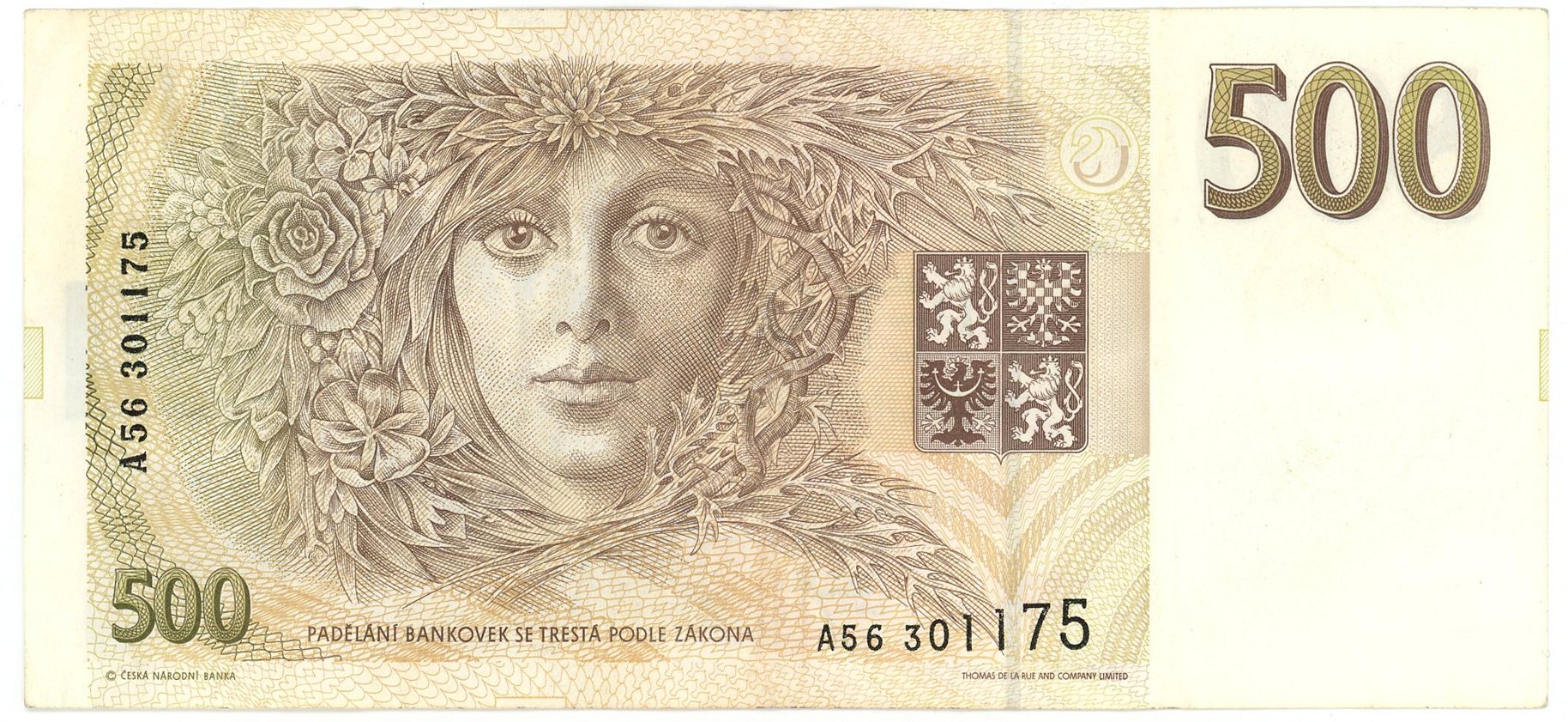 Czech Republic 500 Korun 1993 | Katz Auction
