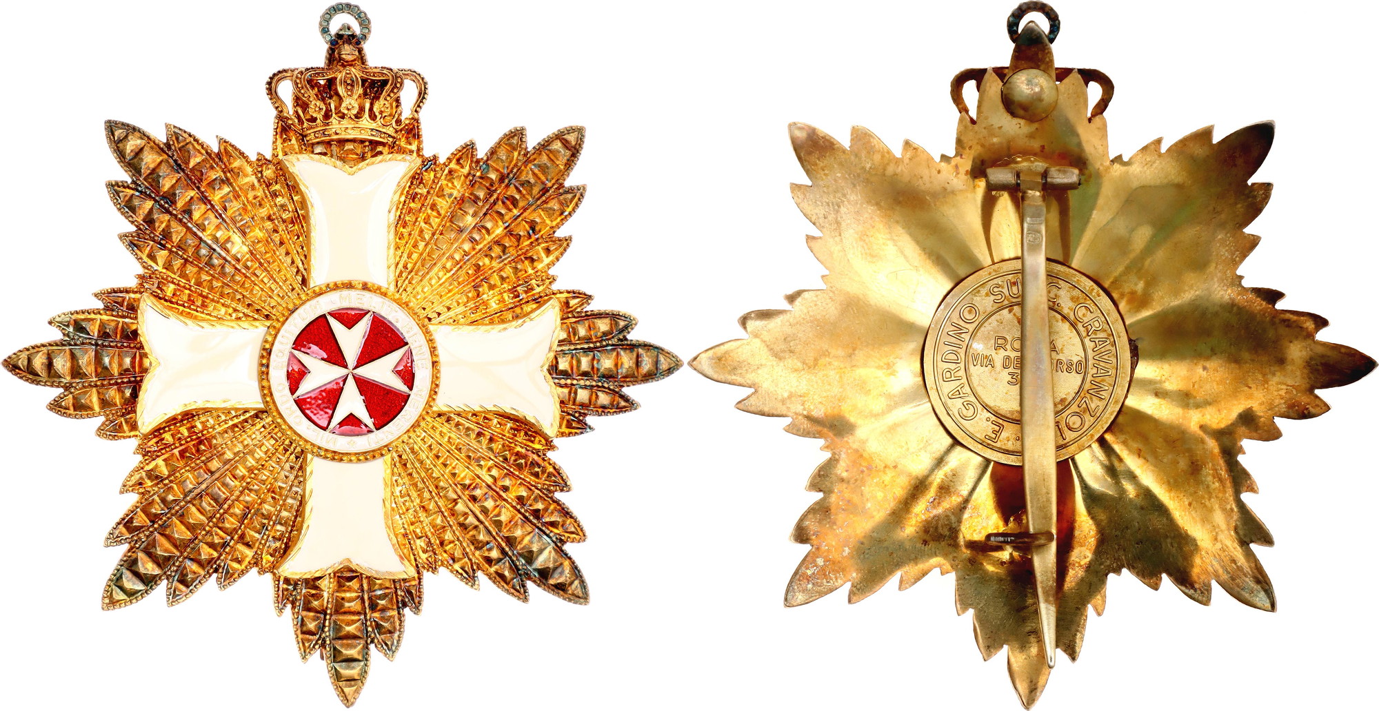 Malta Order Of the Maltese Orden Grand Cross Set 20 -th Century | Katz  Auction