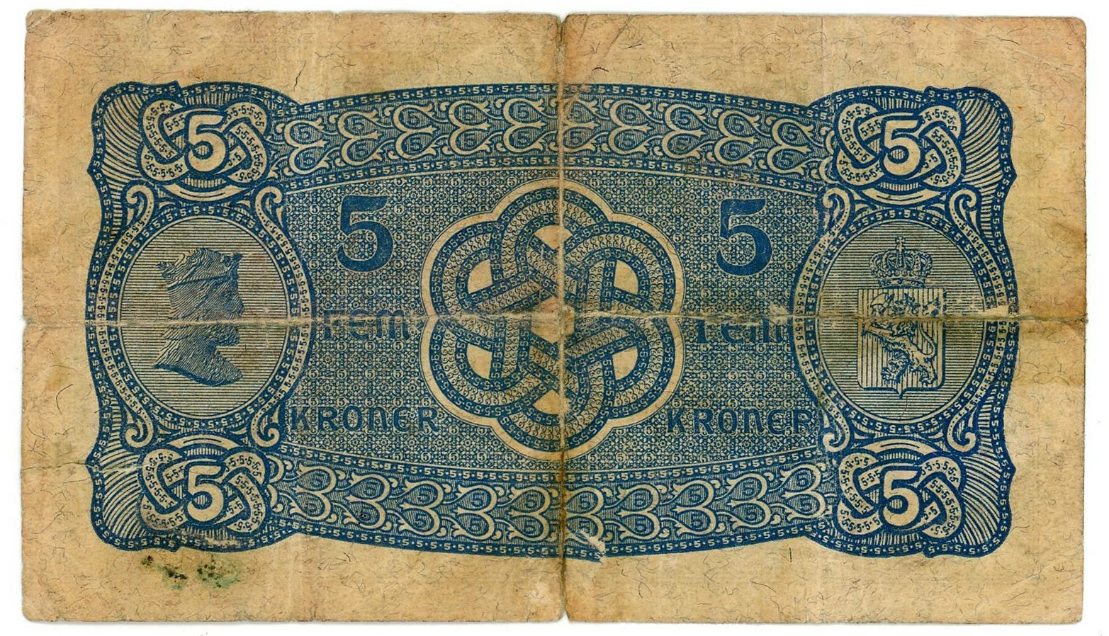1825 - Norway 5 Kroner 1940