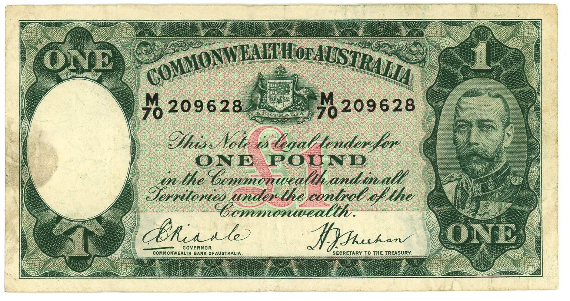 Australia 1 Pound 1933 - 1938 (ND) | Katz Auction