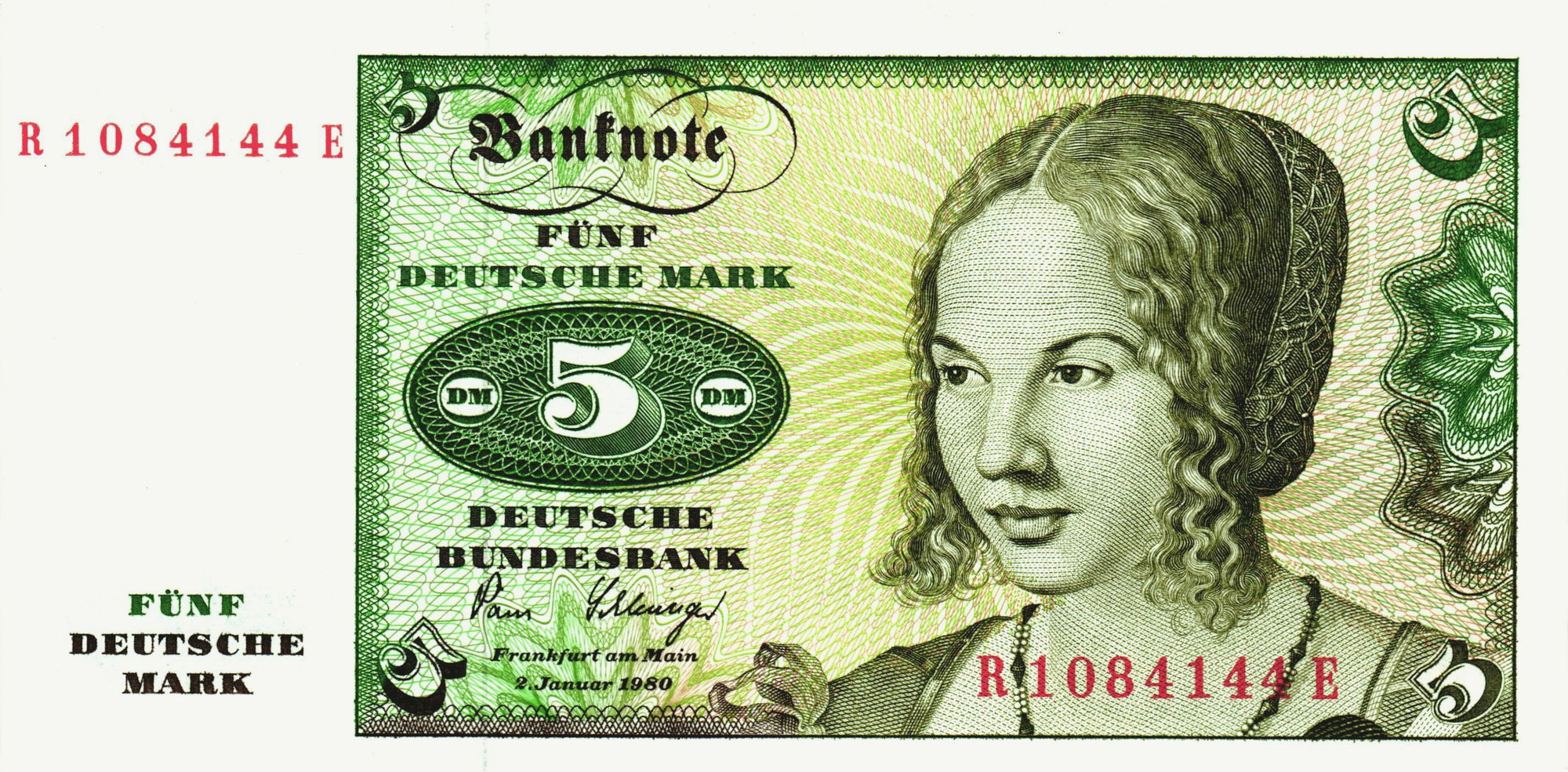 4 x 20 Deutsche Mark store 1980