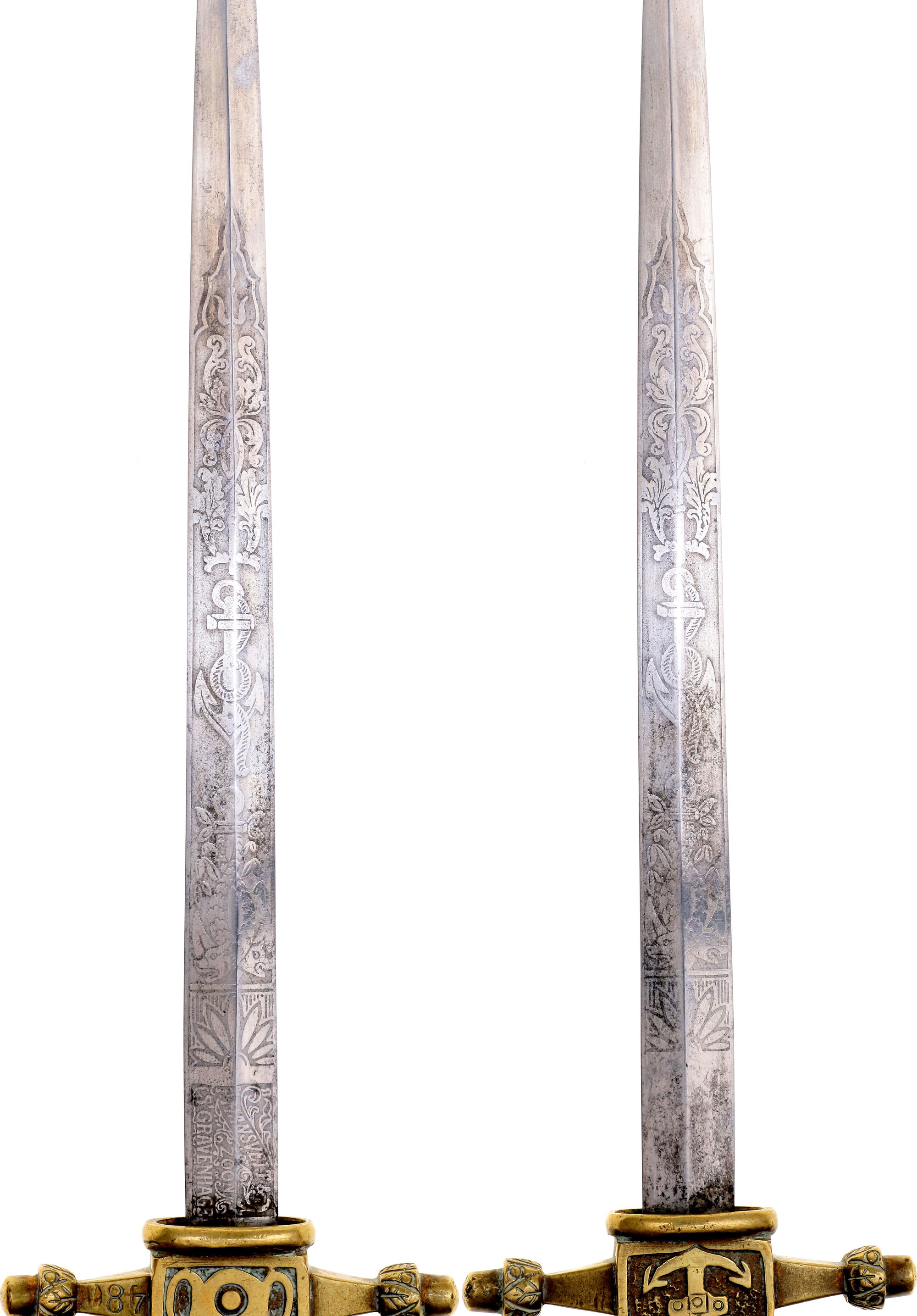 1638 - Netherlands Naval Dagger 1880