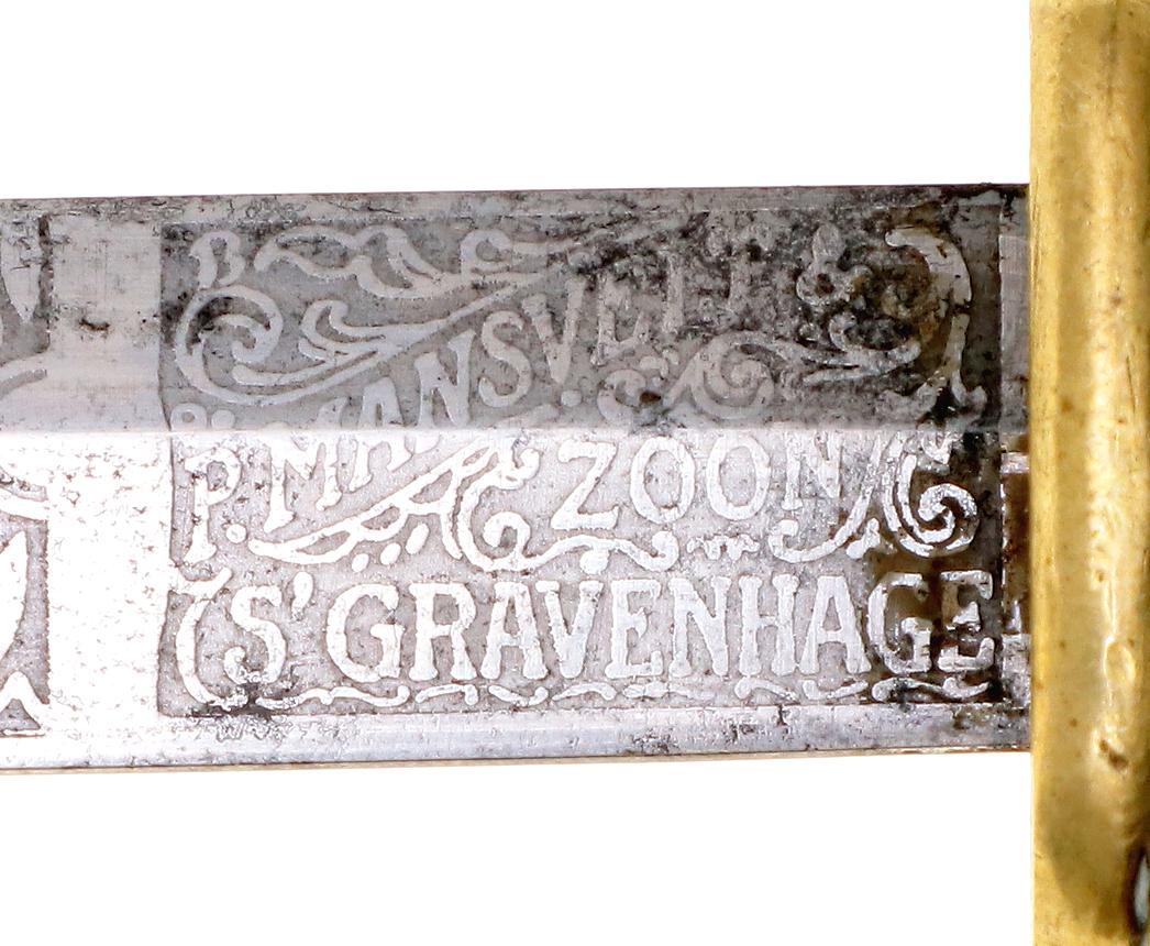 1638 - Netherlands Naval Dagger 1880