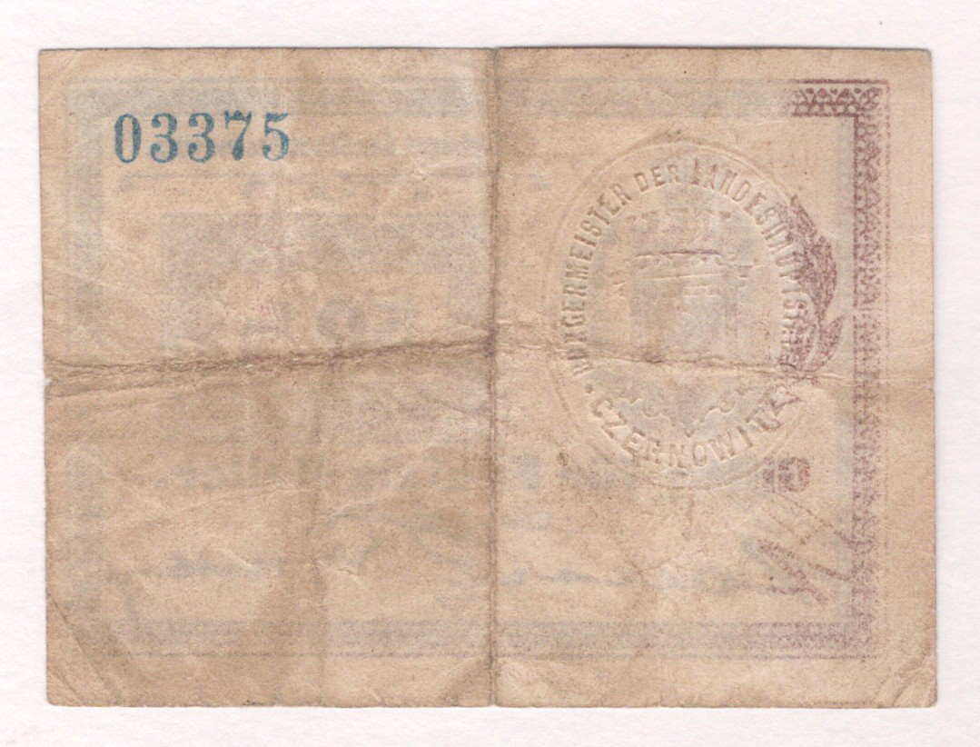 670 - Russia - Ukraine Chernovtsy 50 Hellers 1916