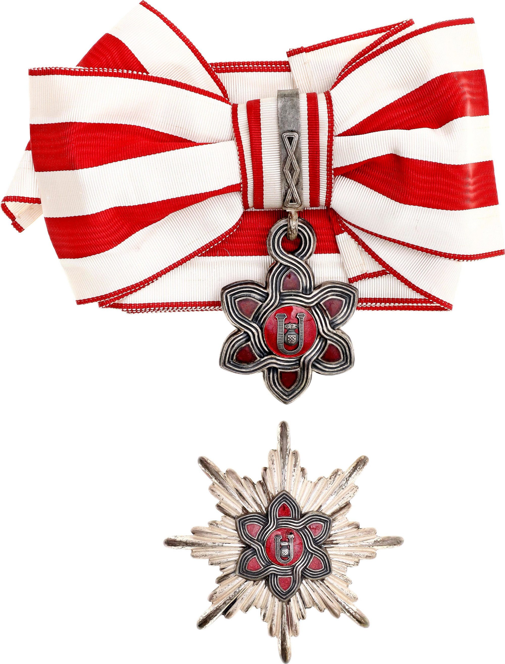 Croatia Order of Merit Grand Cross for Moslims Set 1942 | Katz Auction