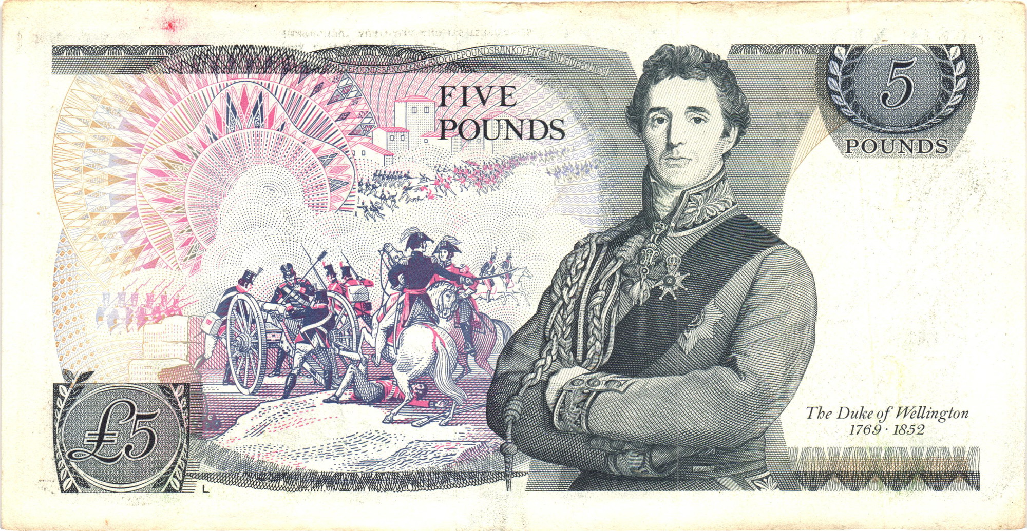 2811 - Great Britain 5 Pounds 1973 - 1980 (ND)