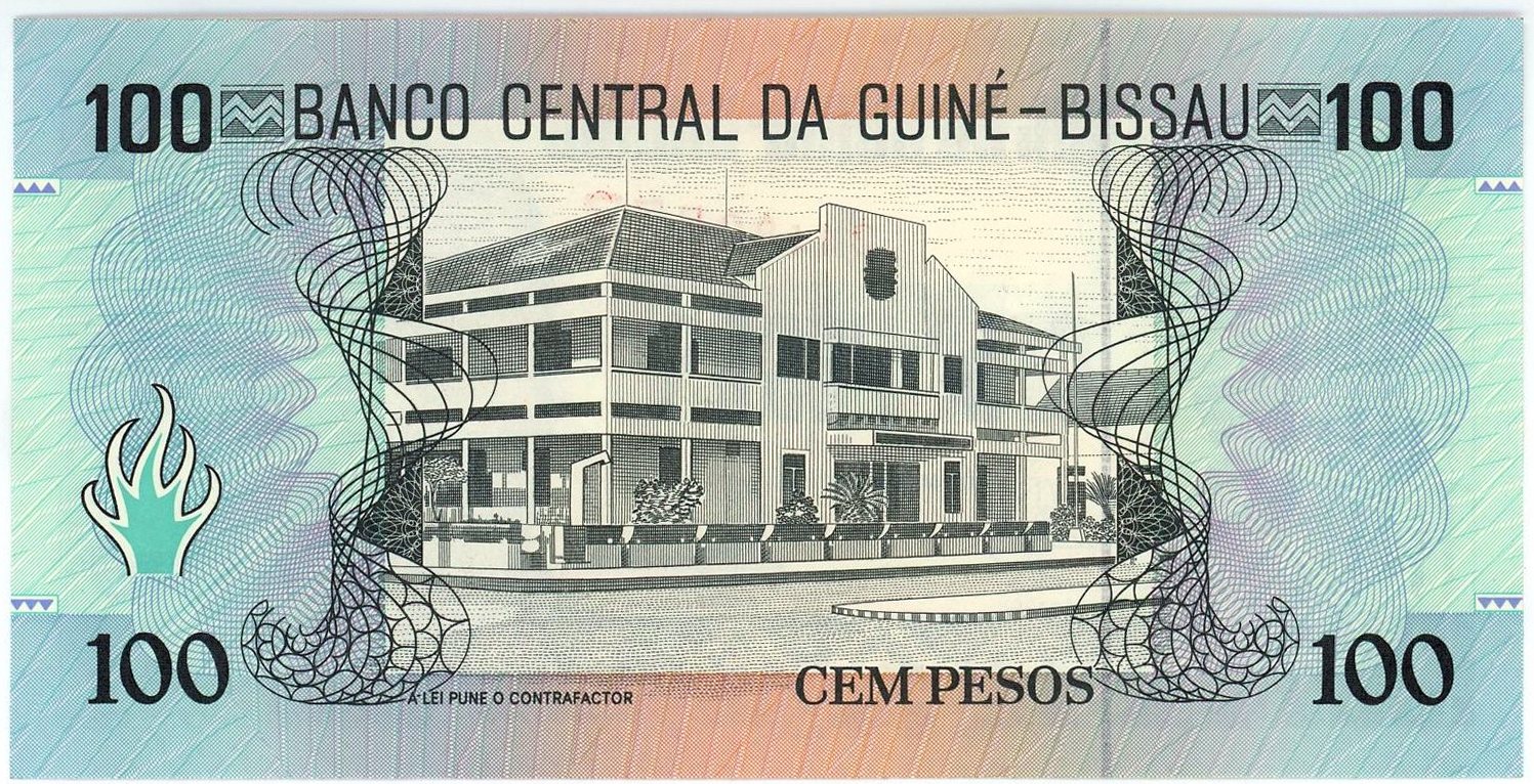 3392 - Guinea-Bissau 100 Pesos 1990 With Consecutive Pair
