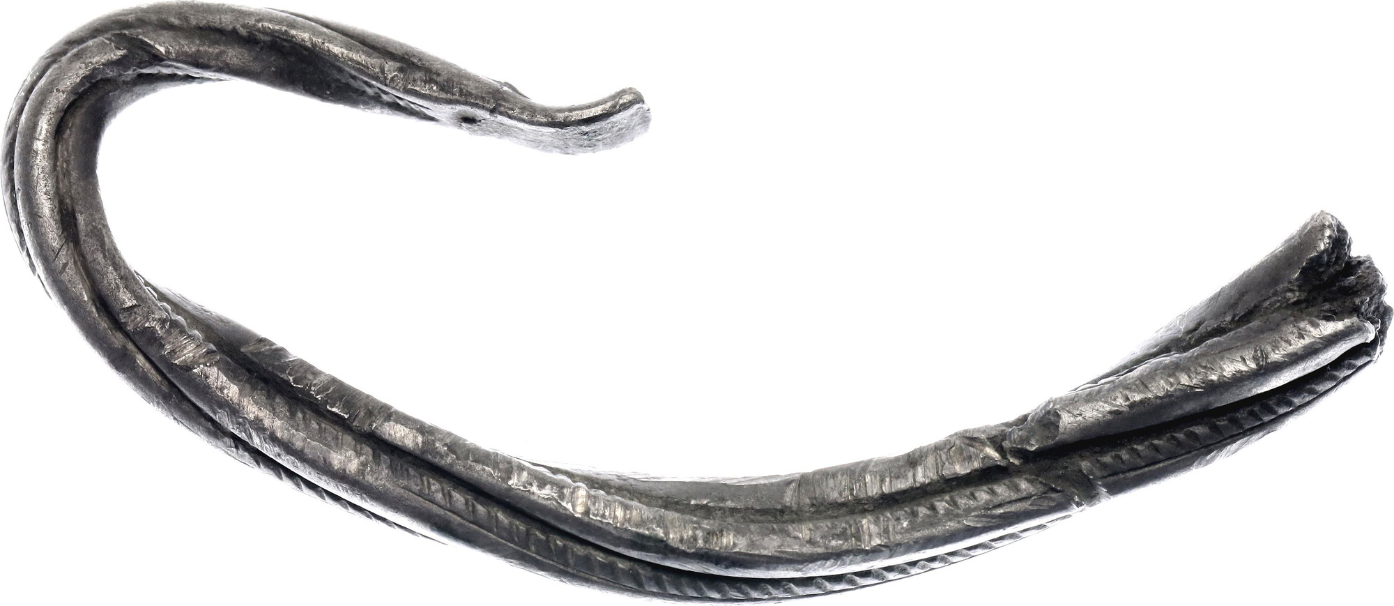 2378 - Russia 1/6 Hryvna 1100 - 1200 (ND) Part of the Neck Hryvna