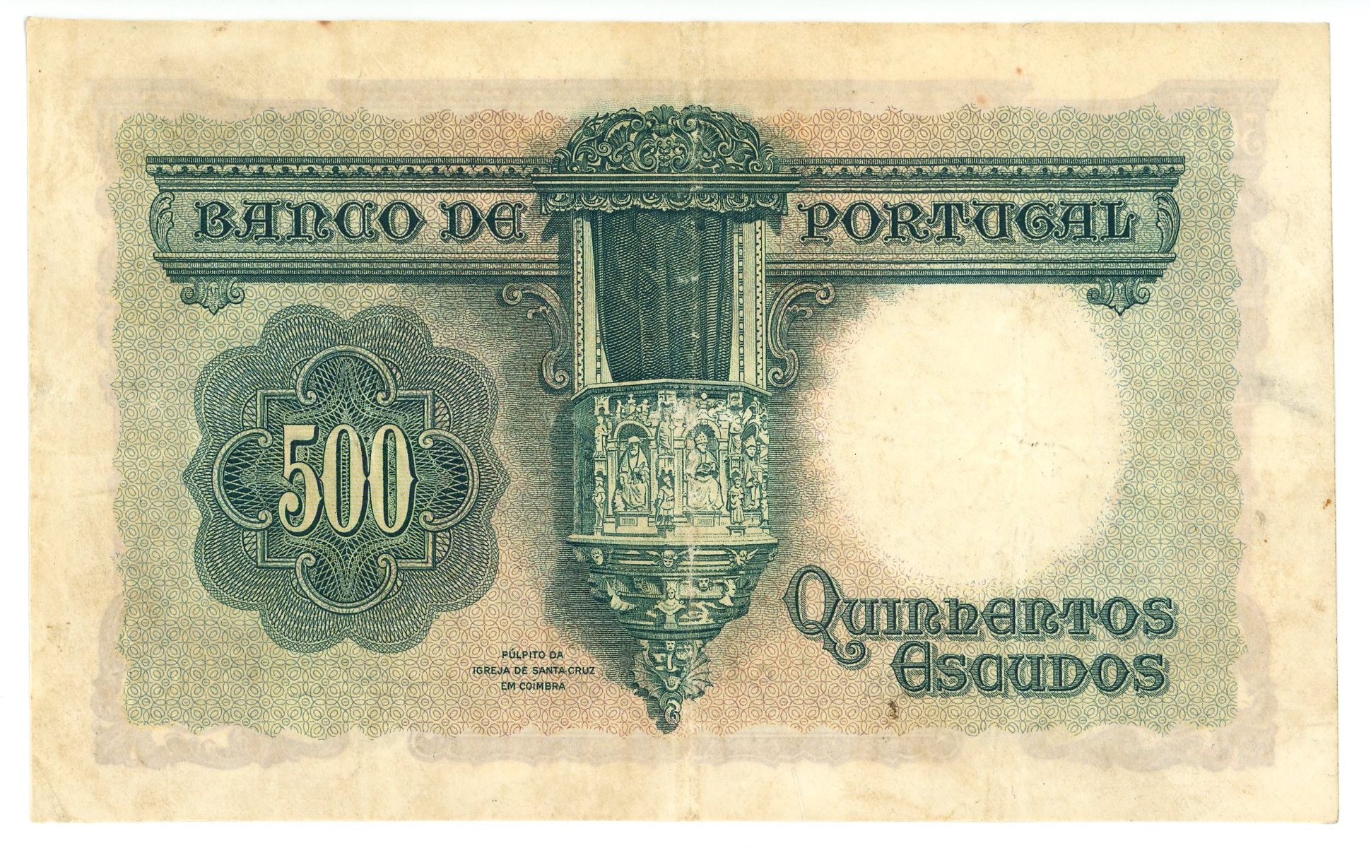 759 - Portugal 500 Escudos 1942