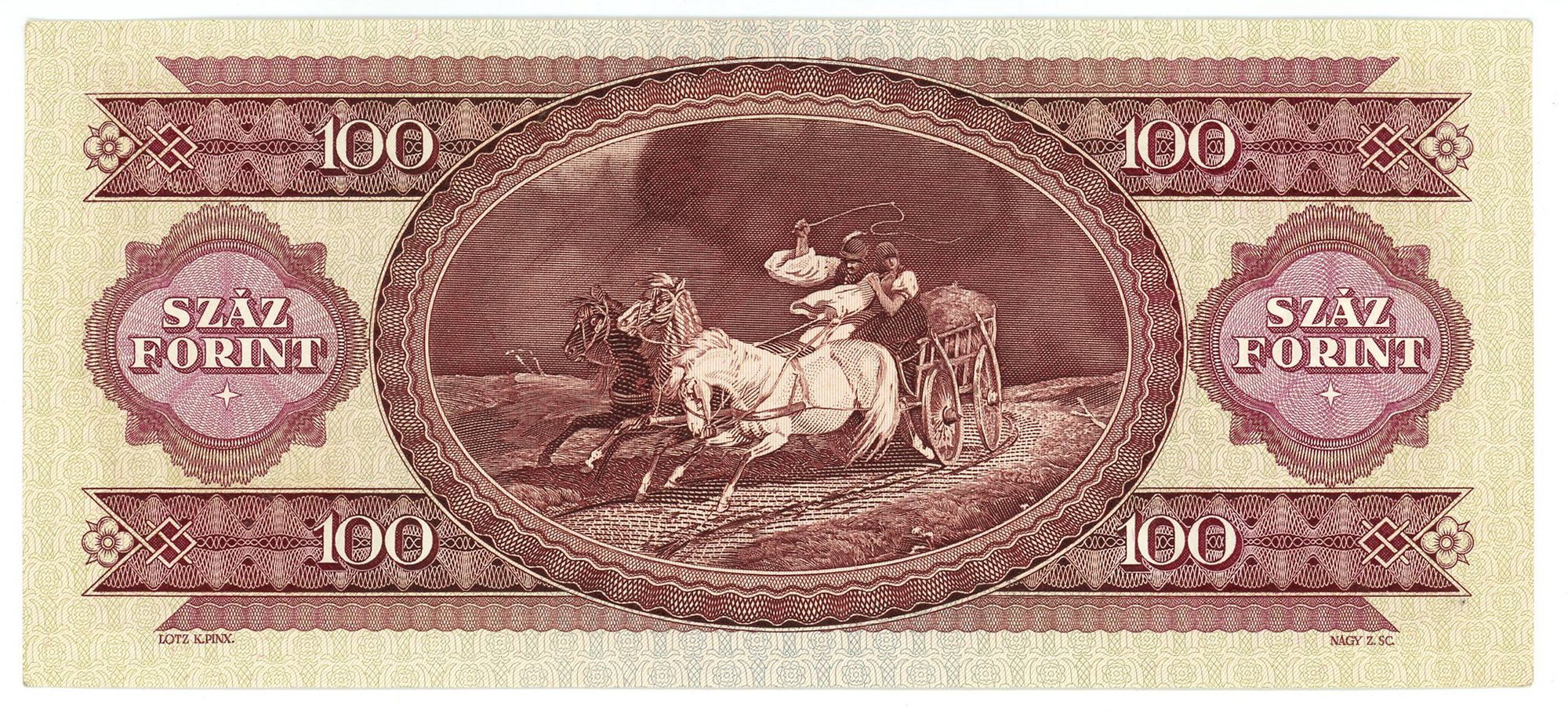 596 - Hungary 100 Forint 1984