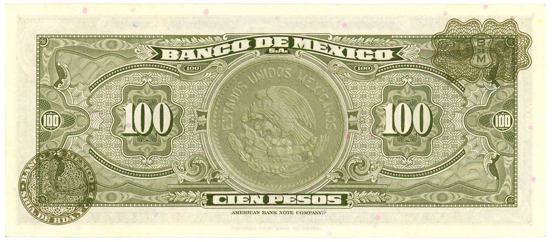 4044 - Mexico 100 Pesos 1972