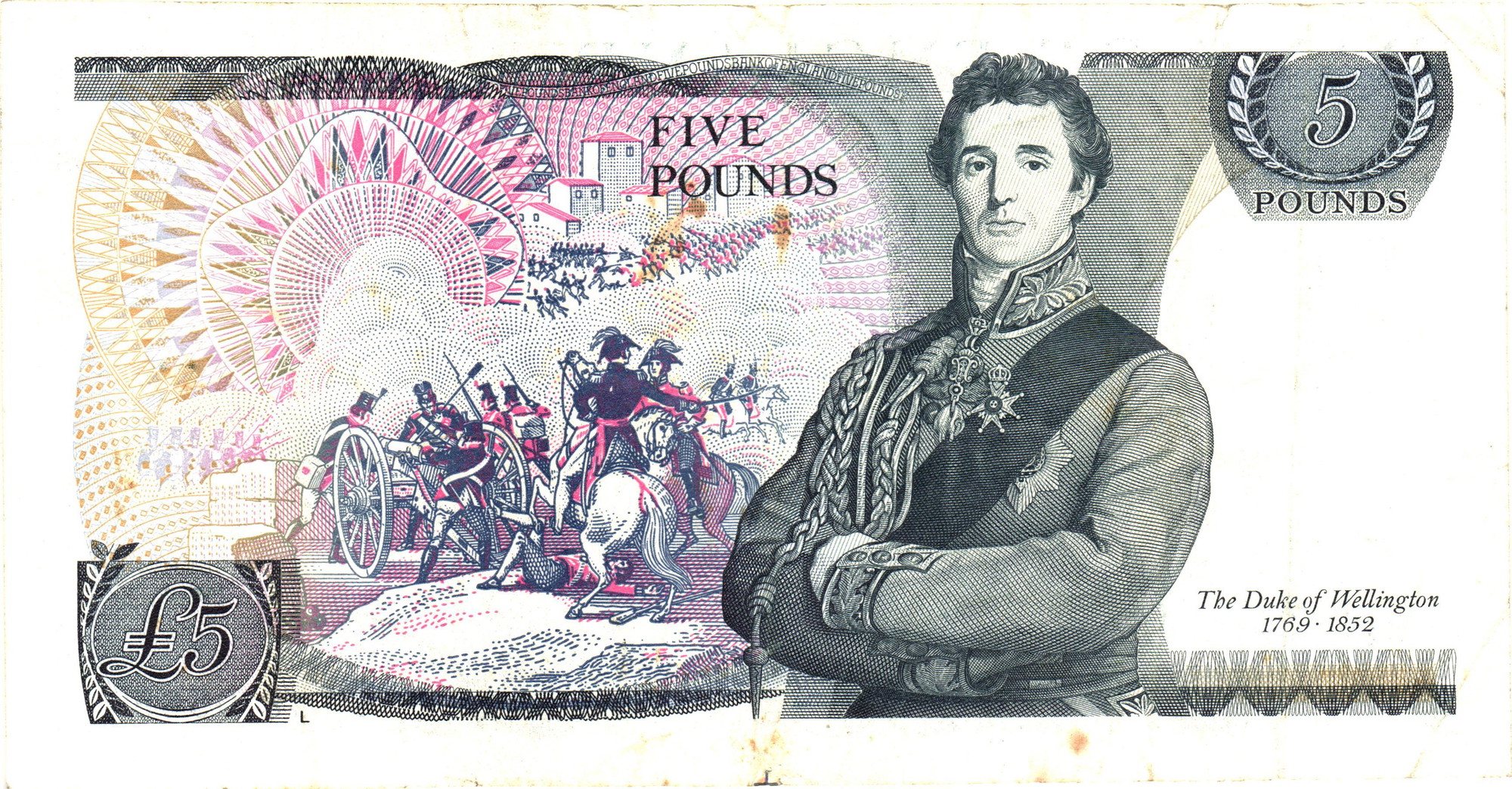 2265 - Great Britain Bank of England 5 Pounds 1987 - 1988 (ND)