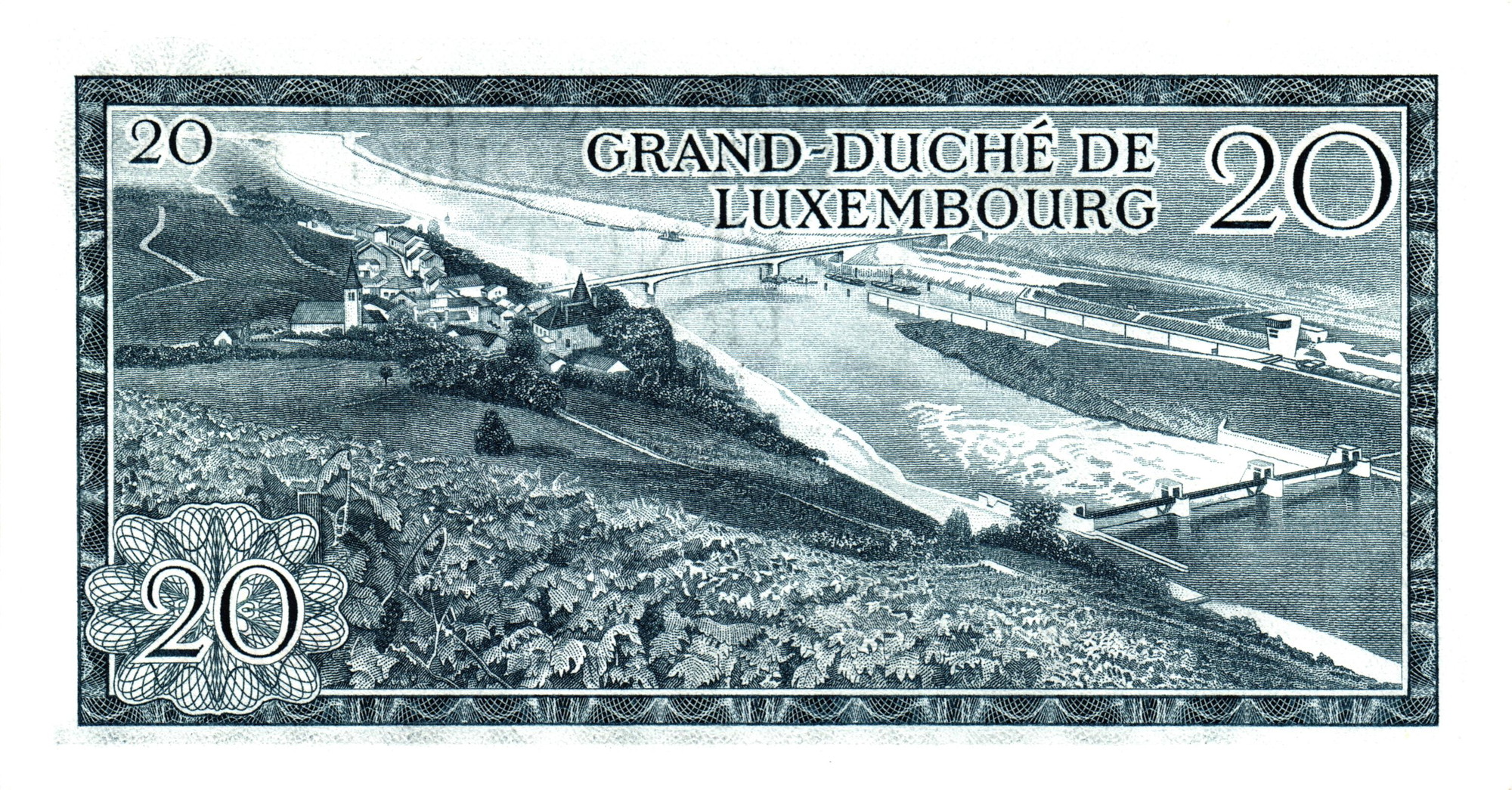 1816 - Luxembourg 20 Francs 1966