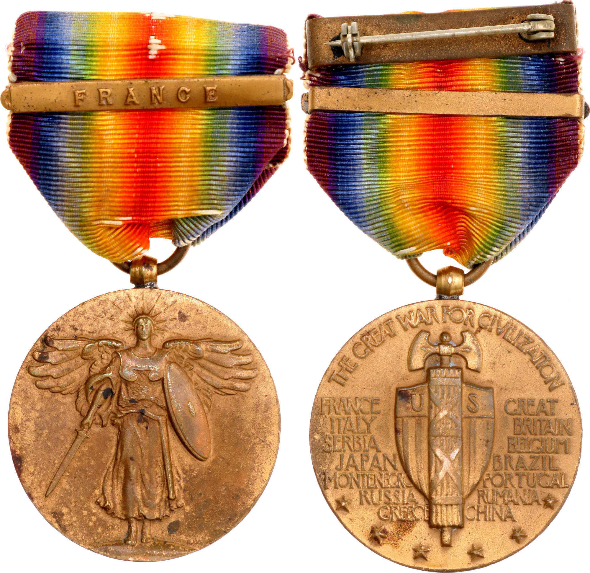 122 - United States WW I Victory Medal 1917