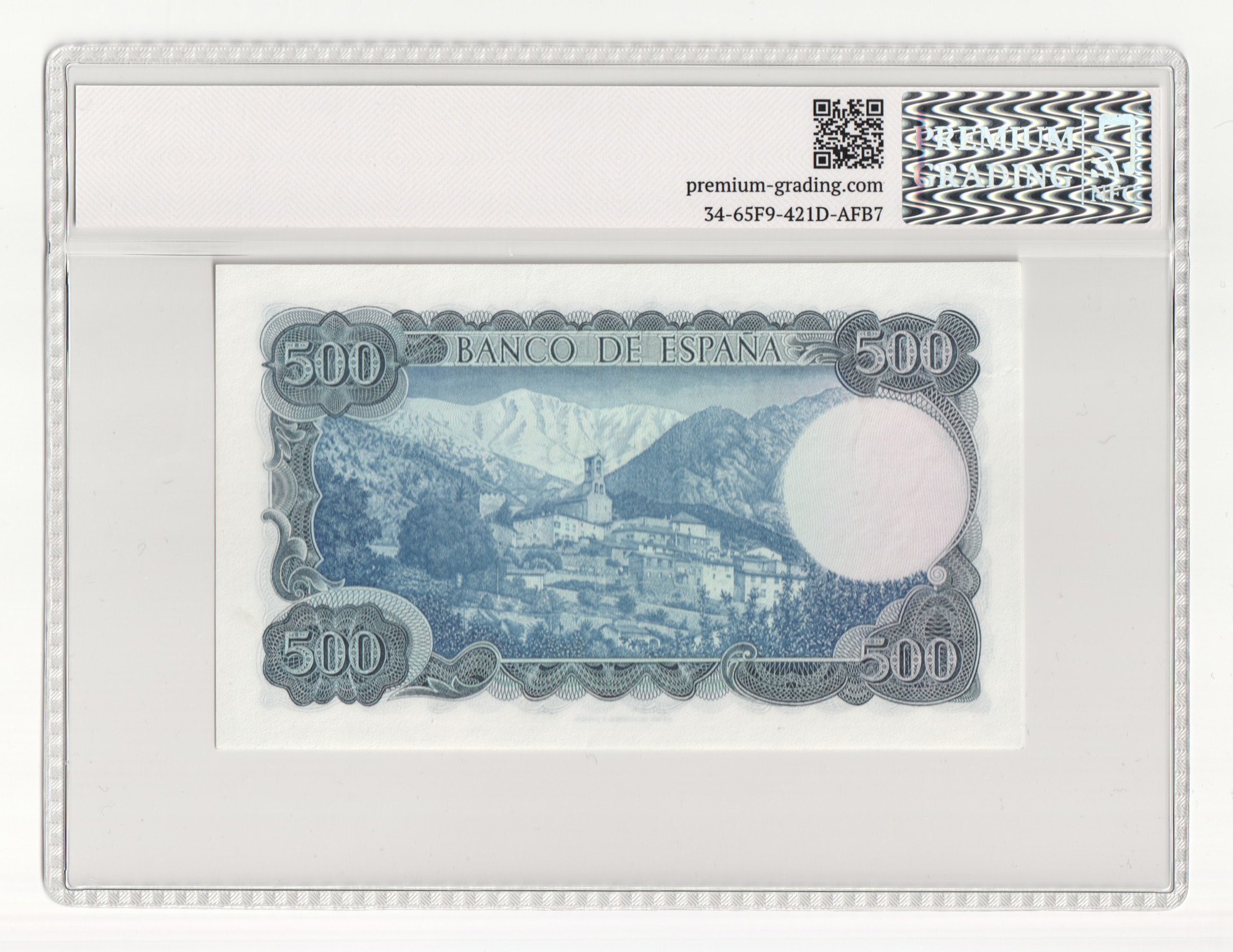 1888 - Spain 500 Pesetas 1971 PG 63+