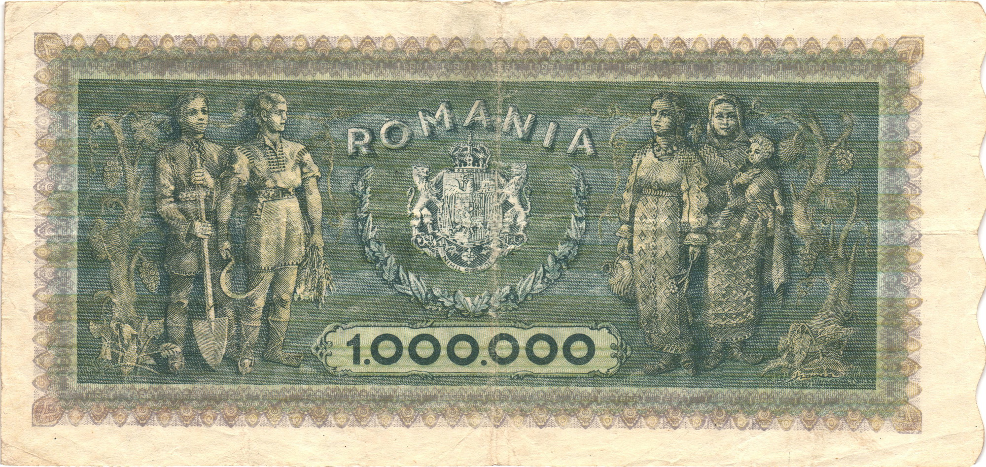 2365 - Romania 1000000 Lei 1947