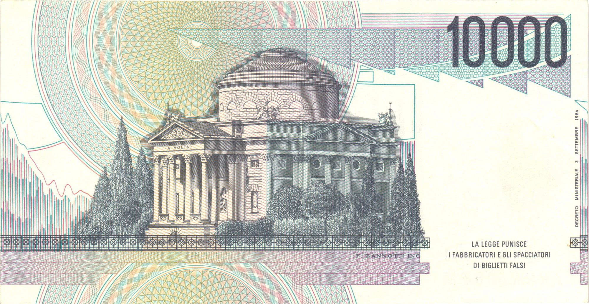3494 - Italy 10000 Lire 1984