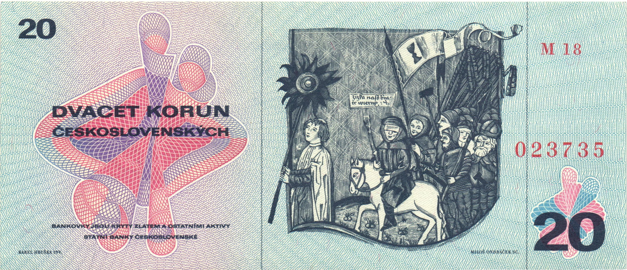 2949 - Czechoslovakia 20 Korun 1970