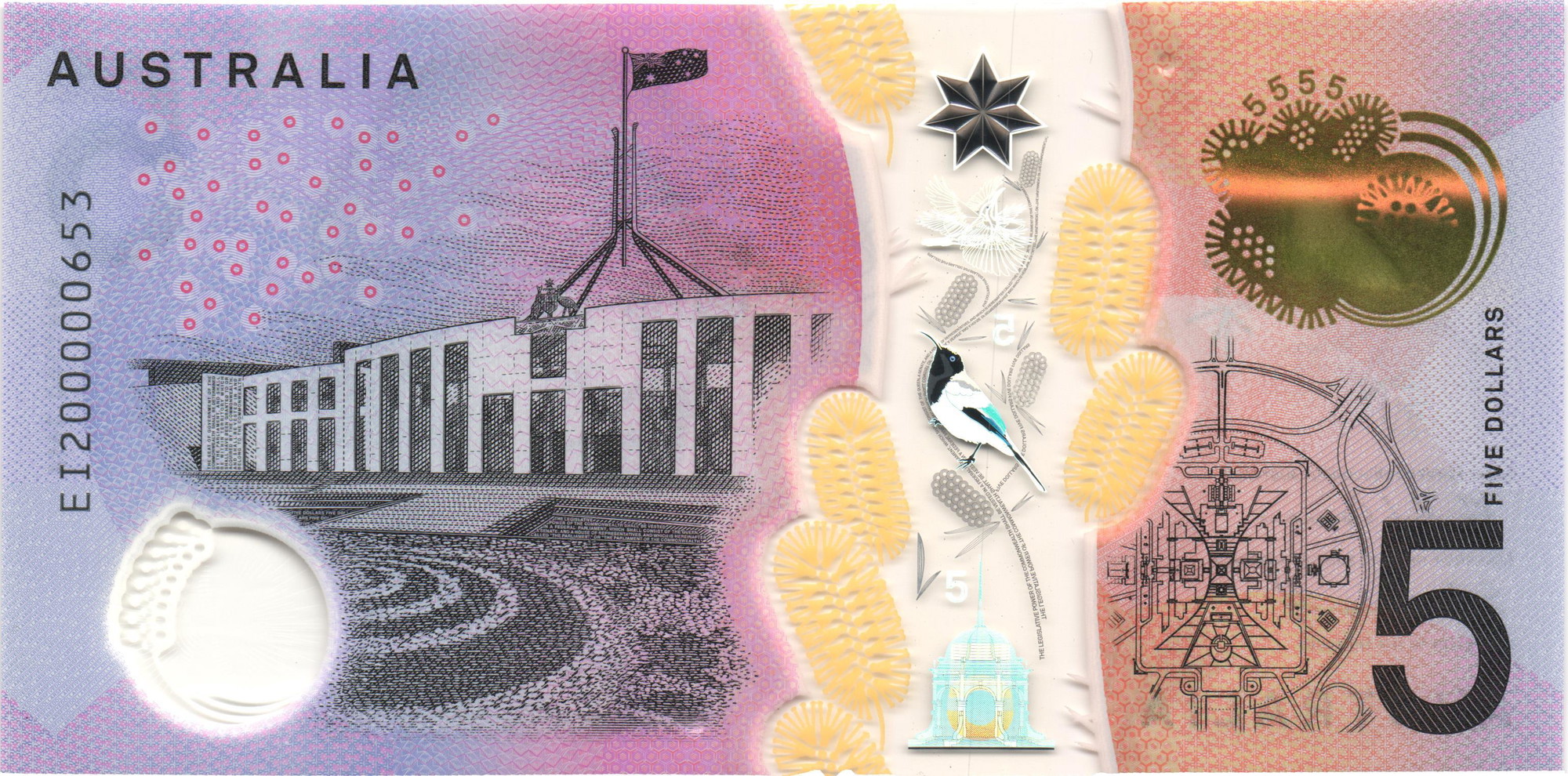 2309 - Australia 5 Dollars 2020