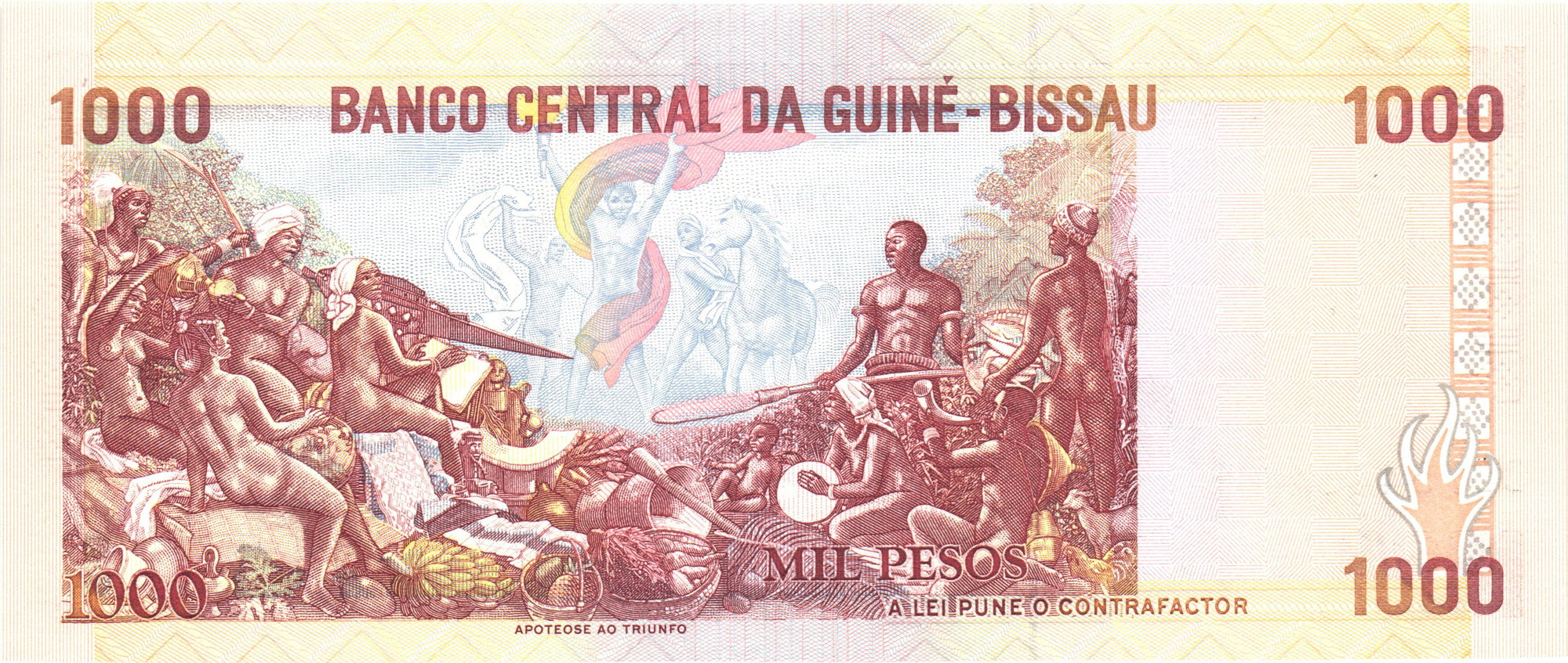 2575 - Guinea-Bissau 1000 Pesos 1993