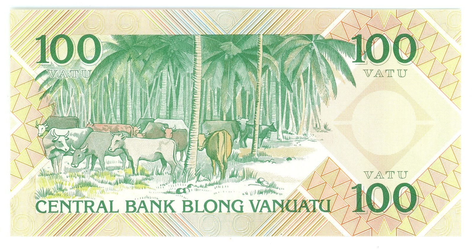 3628 - Vanuatu 100 Vatu 1982 (ND)
