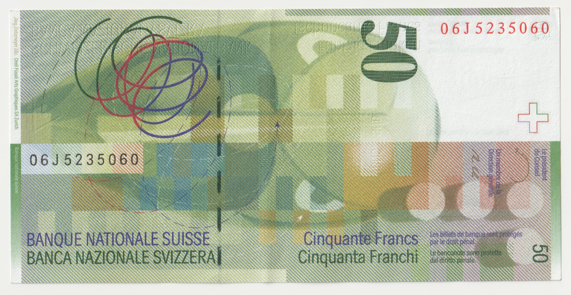 1658 - Switzerland 50 Francs 2006