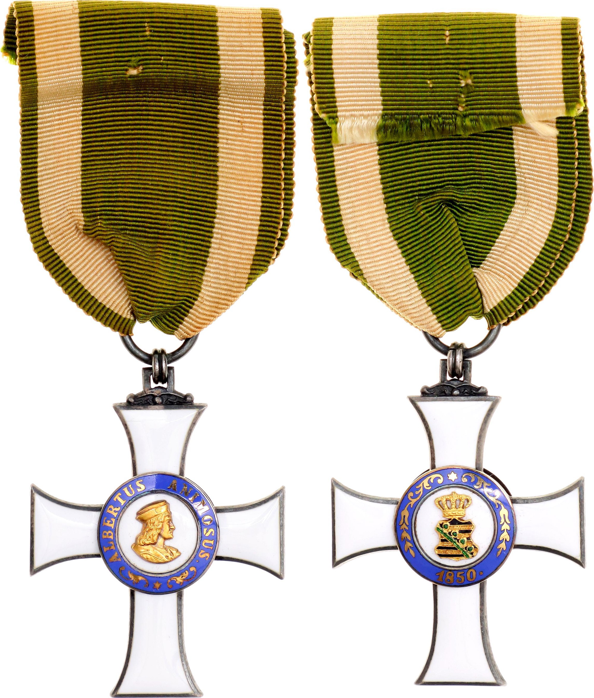 282 - German States Saxony Albert Order Knight's Cross II Class 1876 - 1916