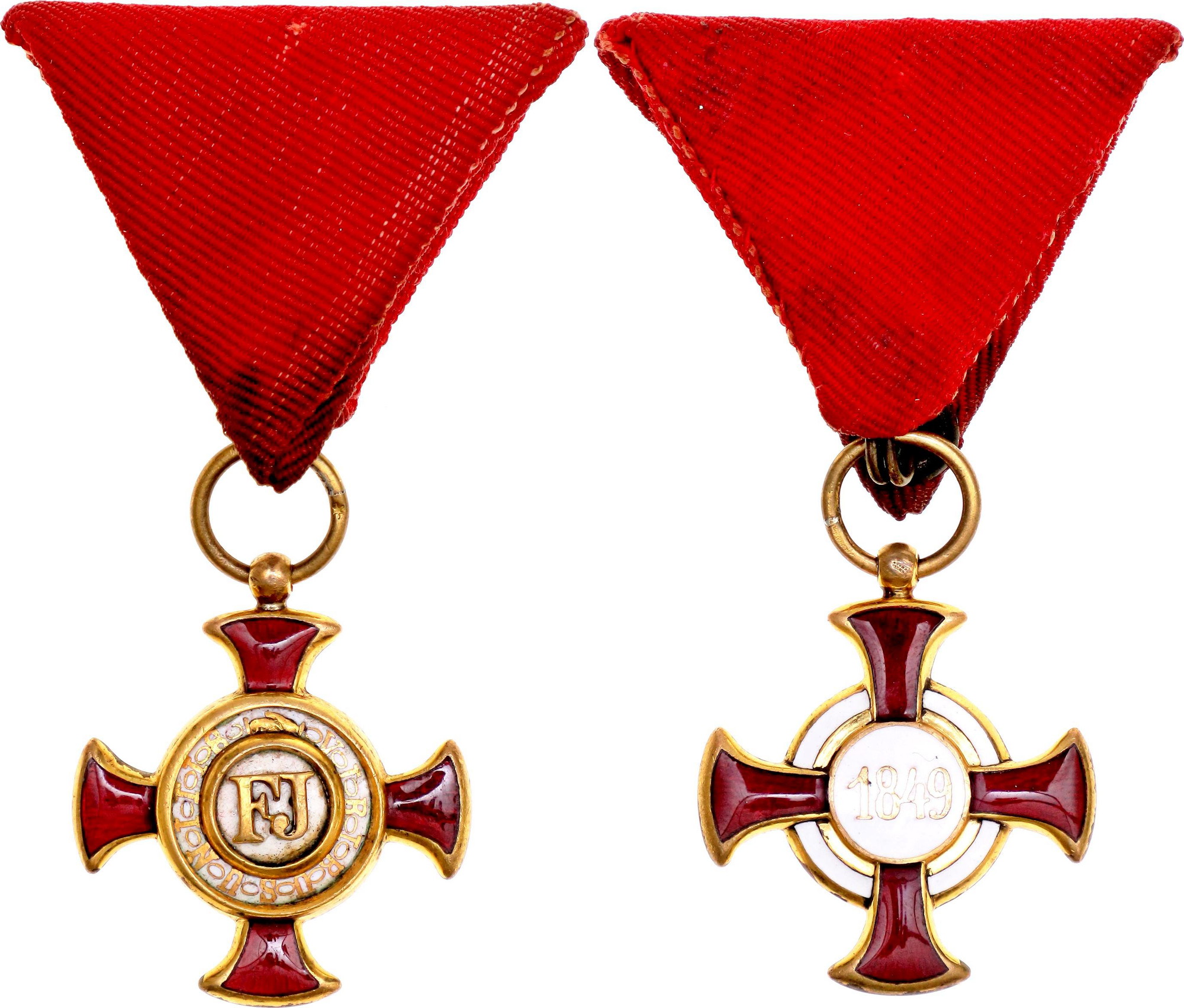 92 - Austria Merit Cross "1849" II Class 1875 - 1914
