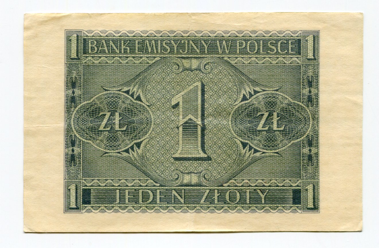 696 - Poland 1 Zloty 1940 