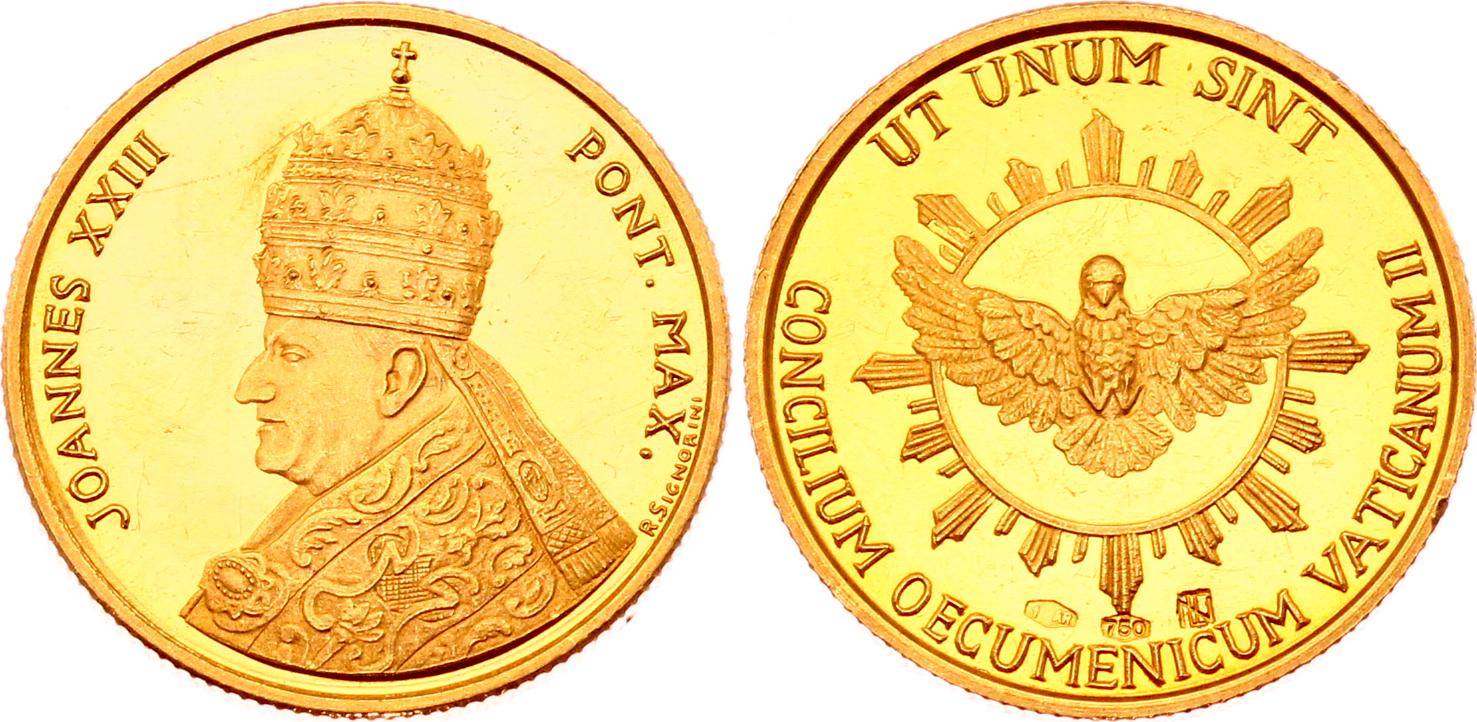 Vatican Joannes XXIII Gold Medal | Katz Auction