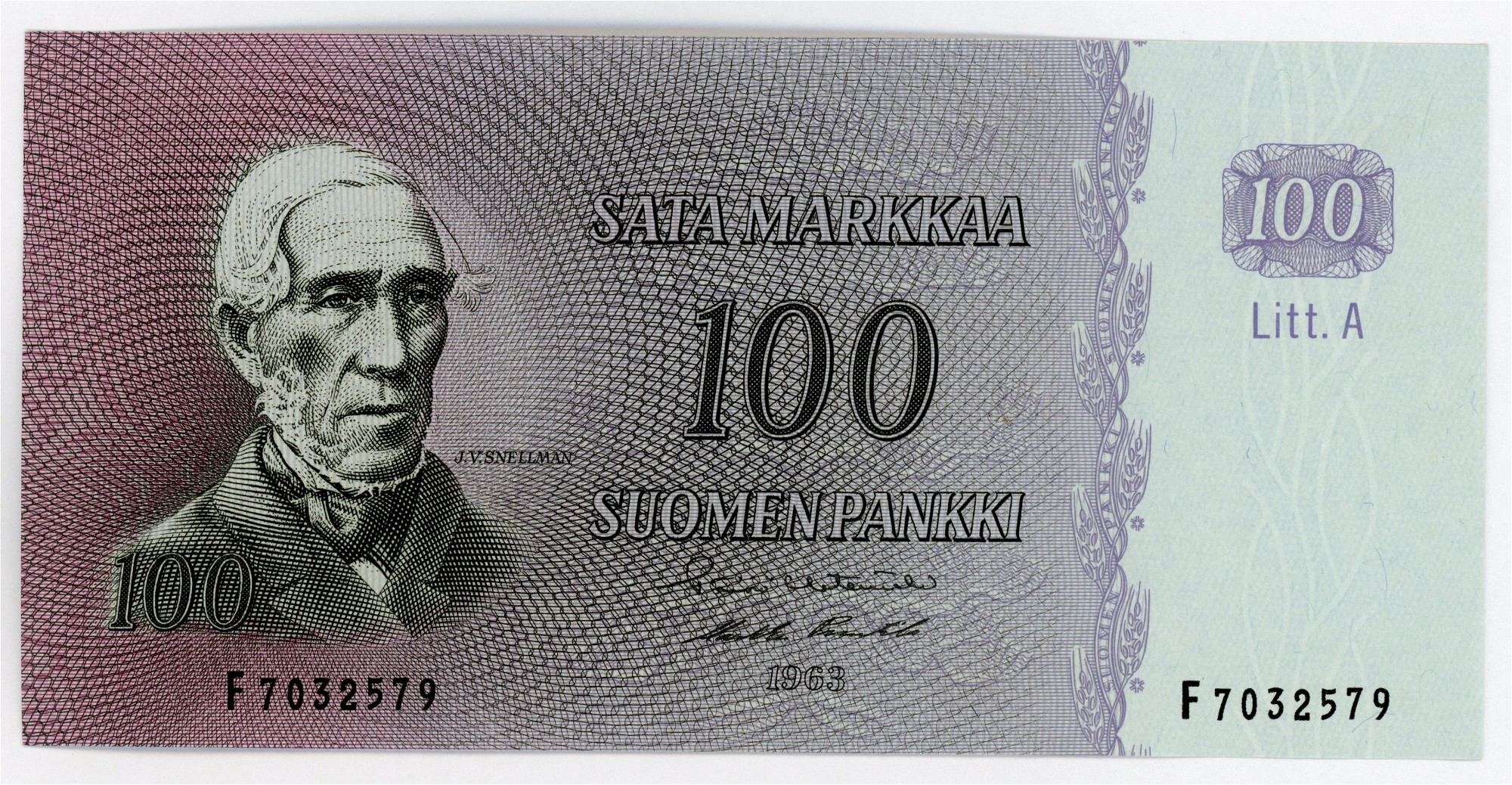 Finland 100 Markkaa 1963 | Katz Auction