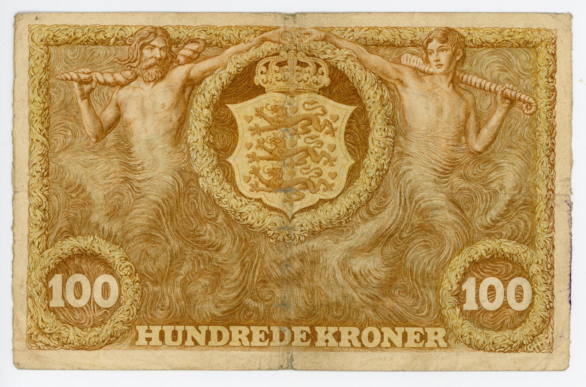 1870 - Denmark 100 Kroner 1940