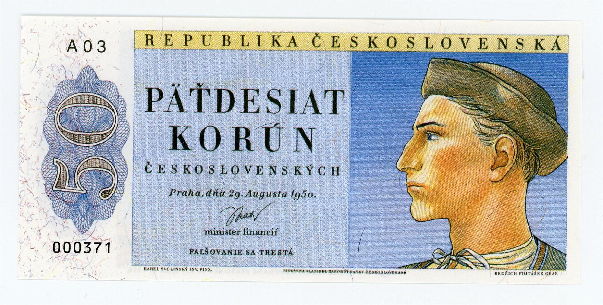 Czechoslovakia 50 Korun 1929 | Katz Auction