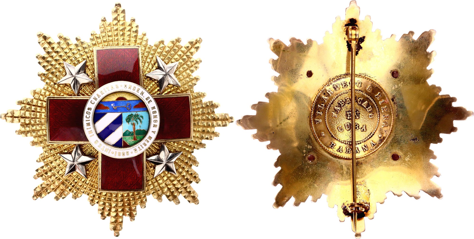 Hongrie - Médaille, Etoile de poitrine pour Merit Red Cross 'Crux Rubra  Hungarica 1922' - Catawiki