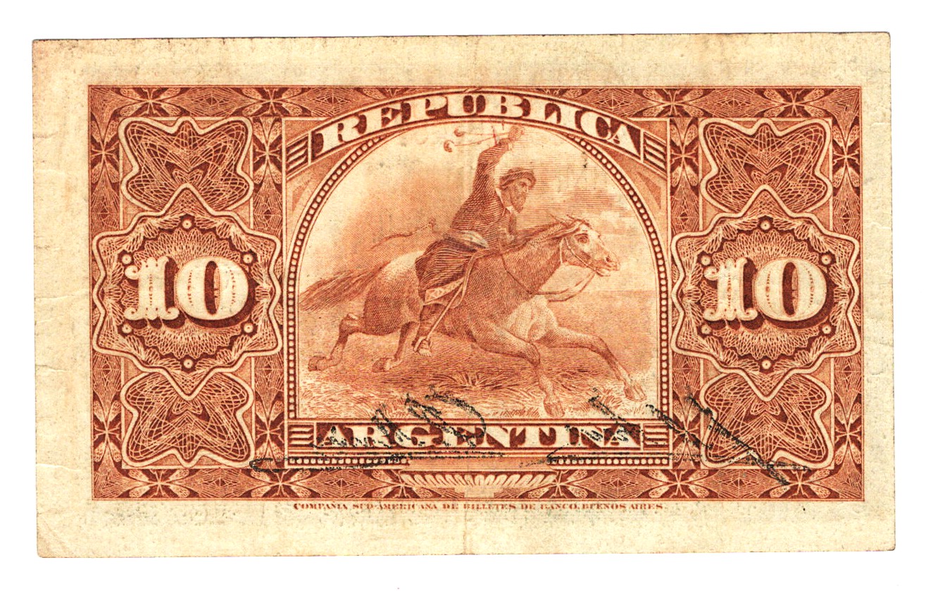 3109 - Argentina 10 Centavos 1890