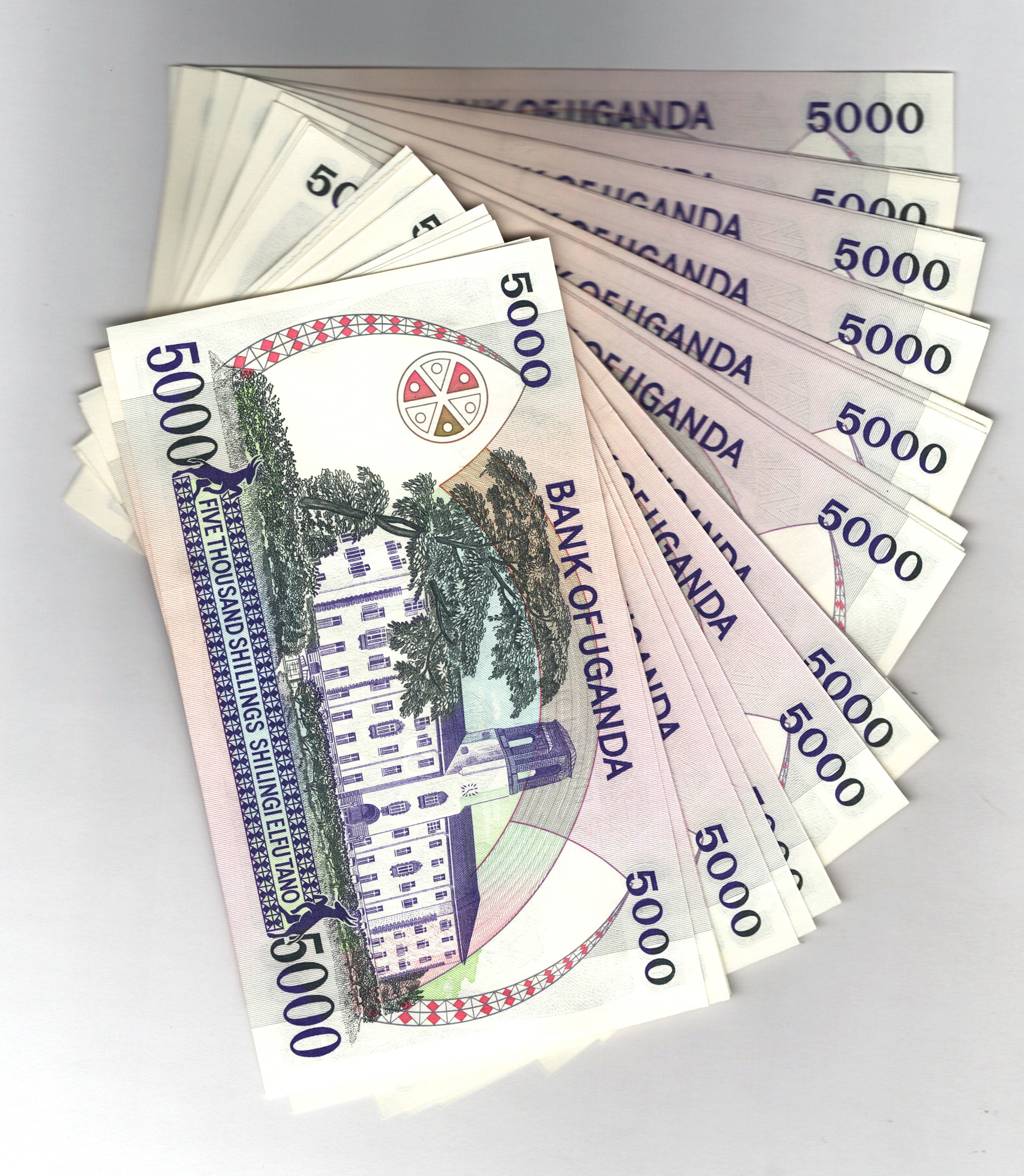 3001 - Uganda 30 x 500 Shillings 1986