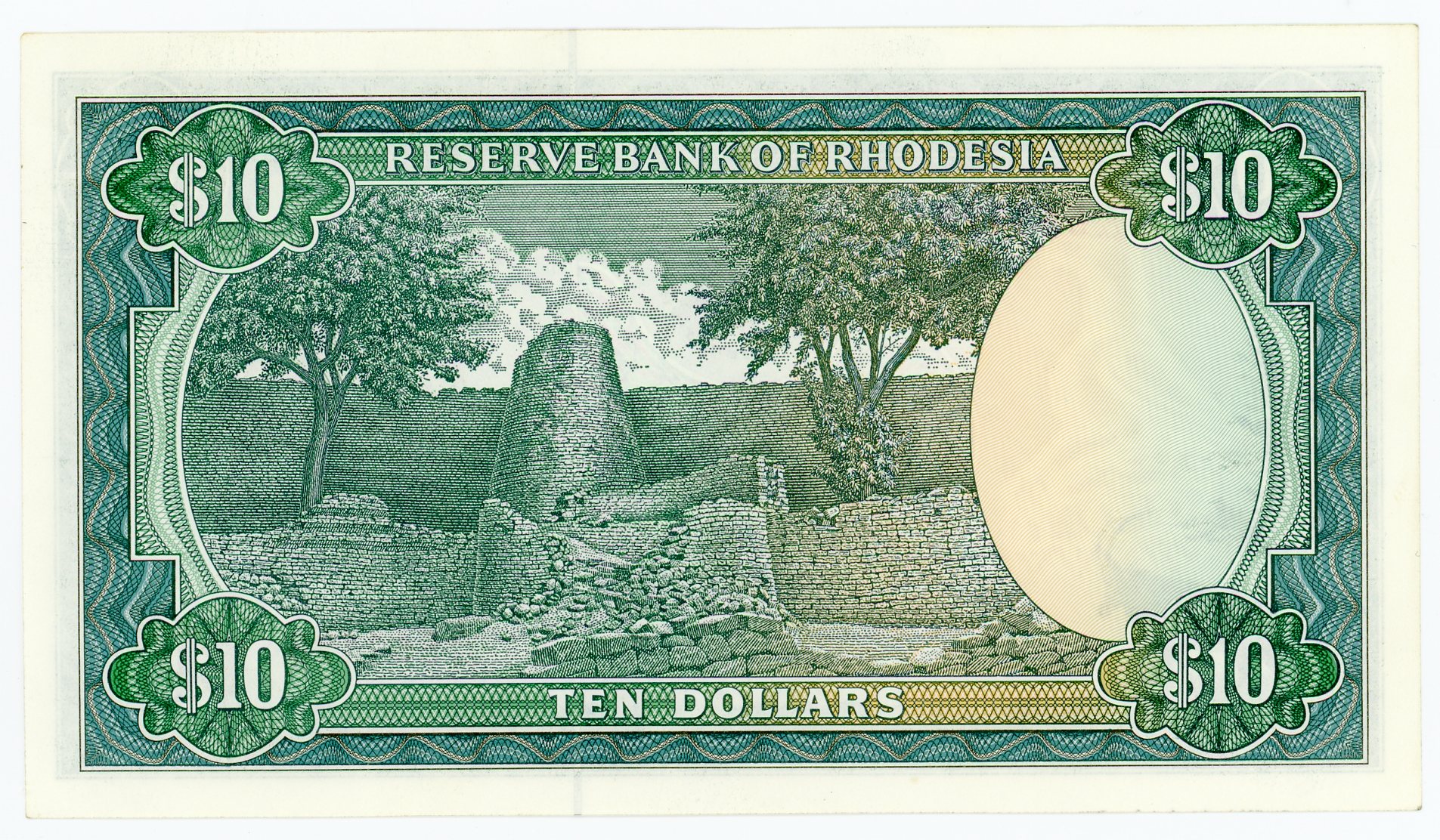 2936 - Rhodesia 10 Dollars 1979