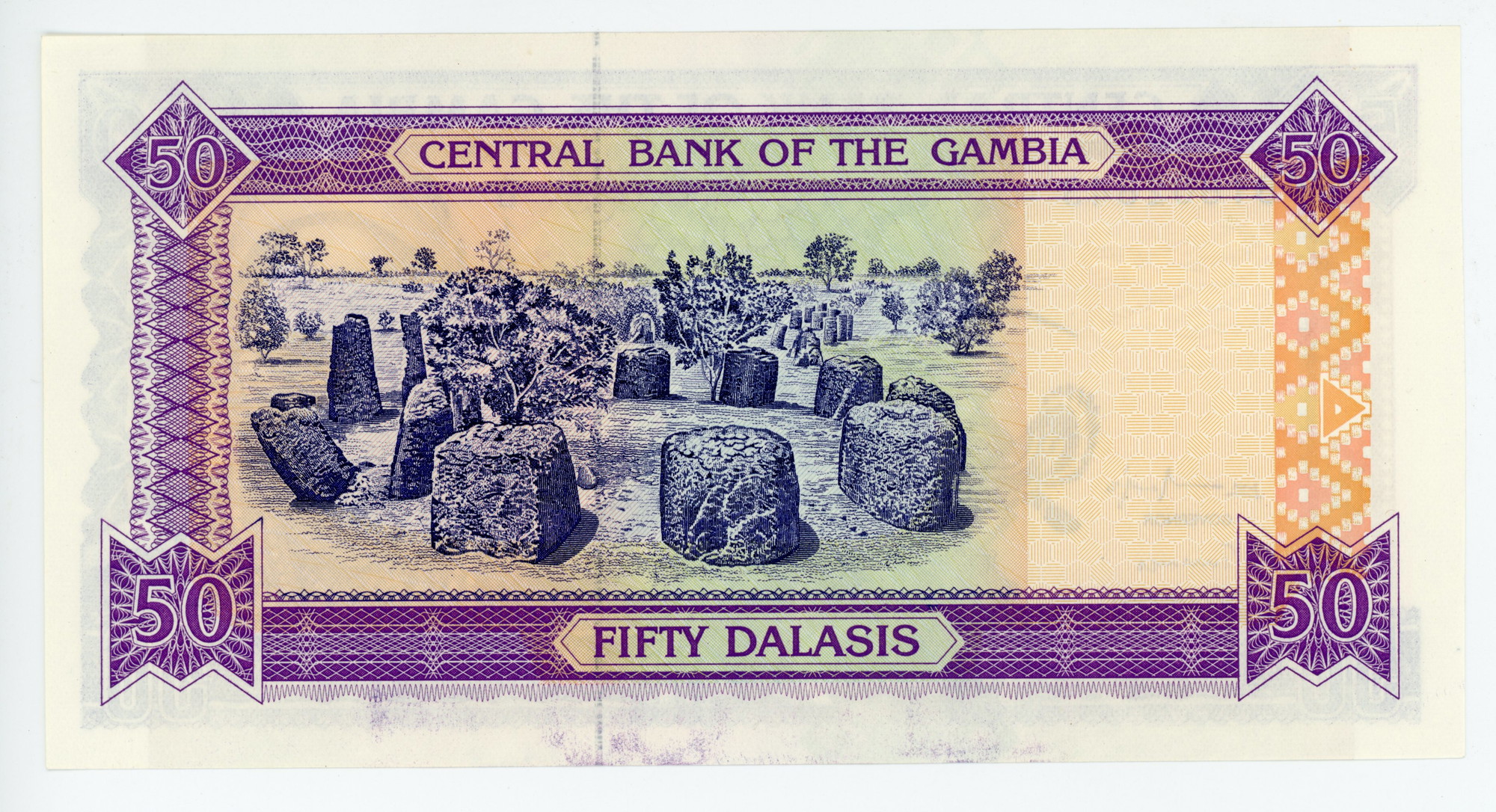 214 - Gambia 50 Dalasis 1996 (ND)