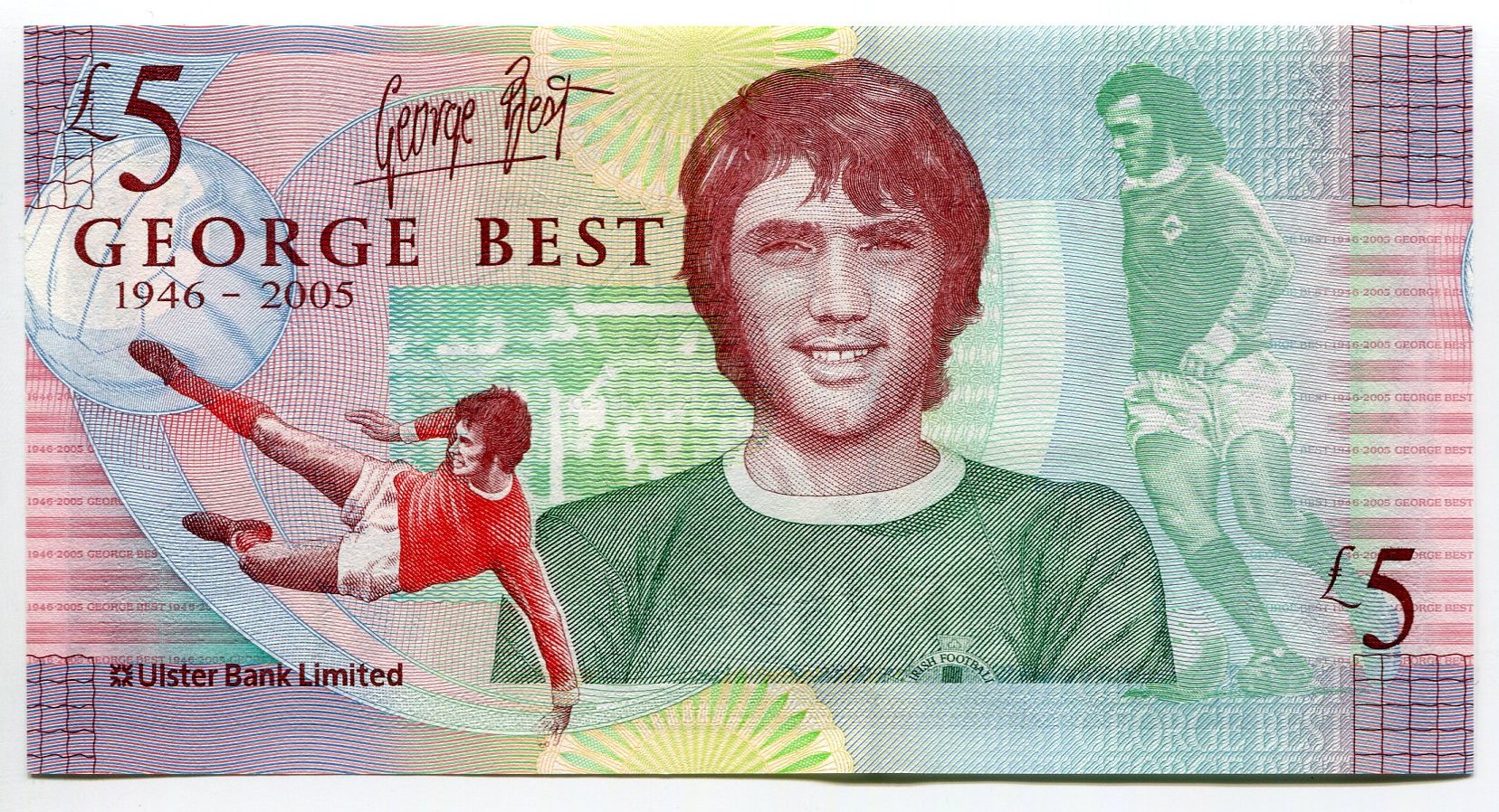1999 - Northern Ireland Ulster Bank 5 Pounds 2006