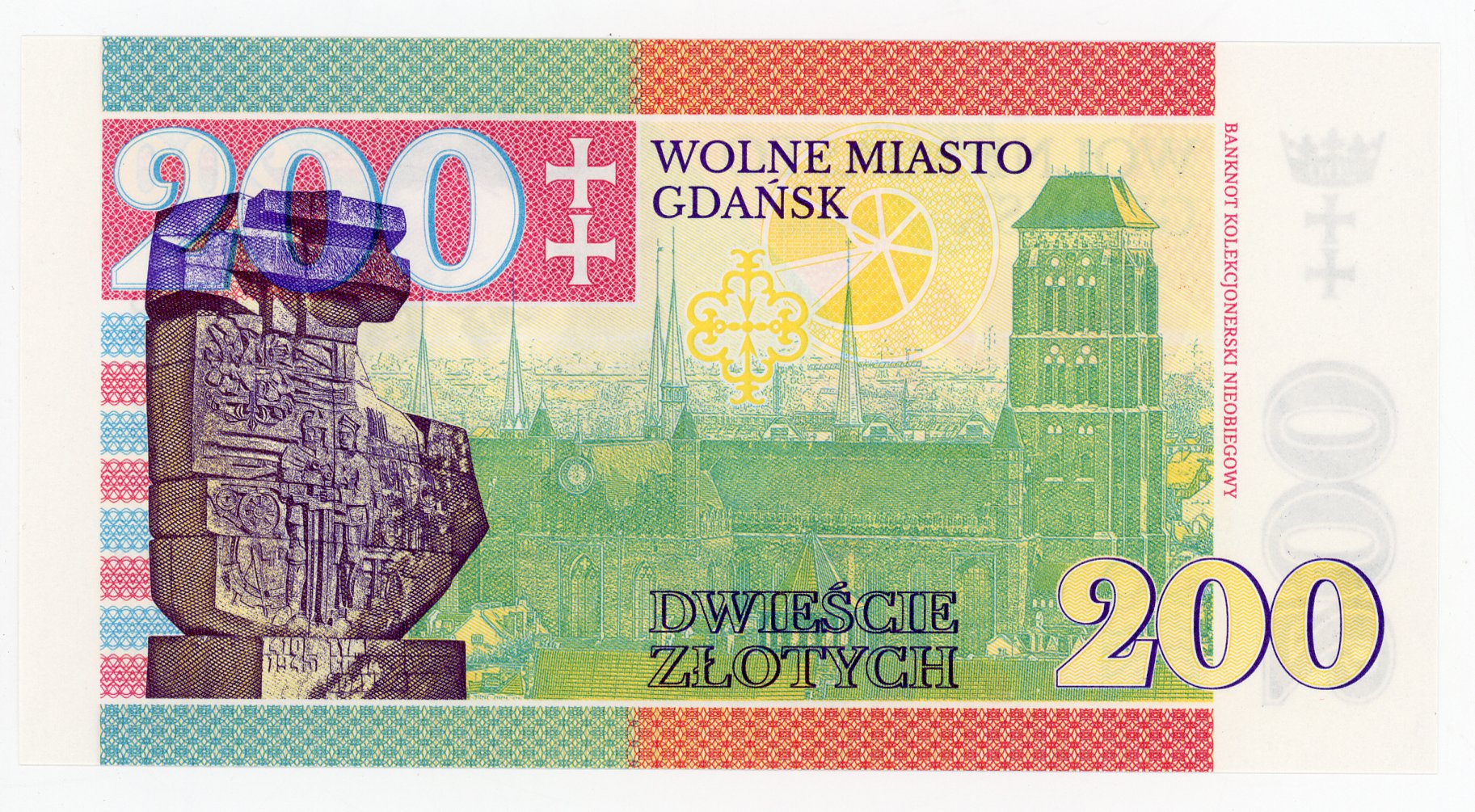 2652 - Poland 200 Zlotych 2017 Specimen "Gdańsk, Jan Heweliusz"