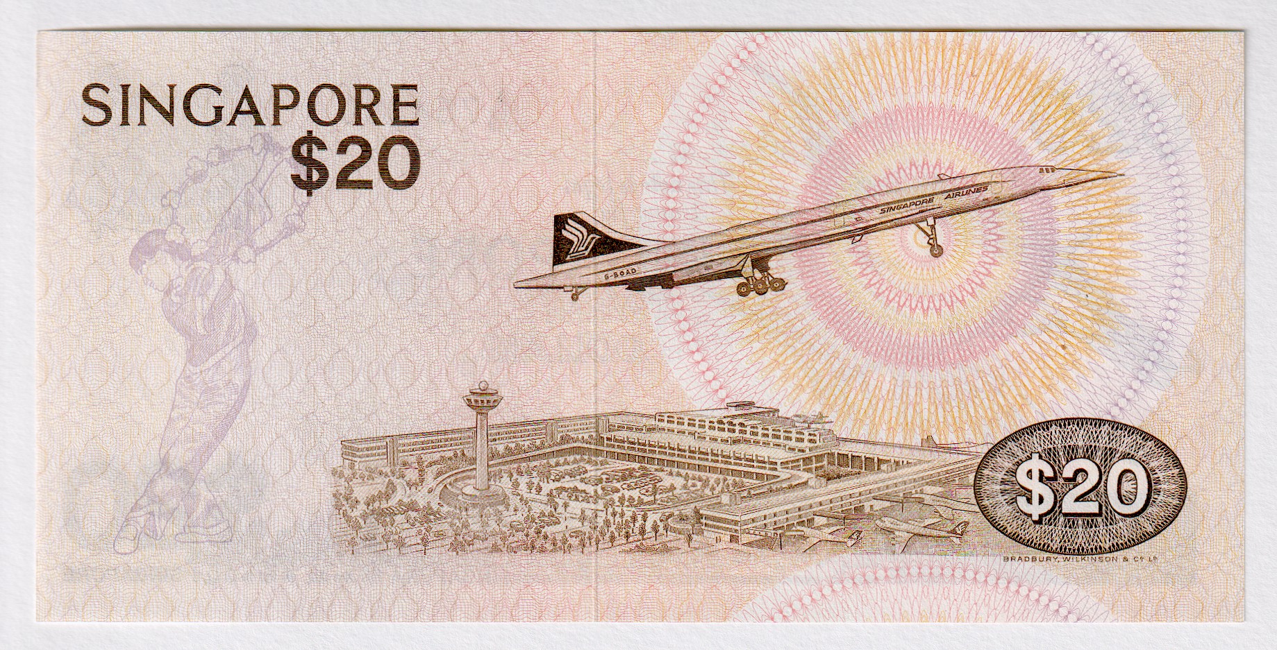 557 - Singapore 20 Dollars 1979 (ND)
